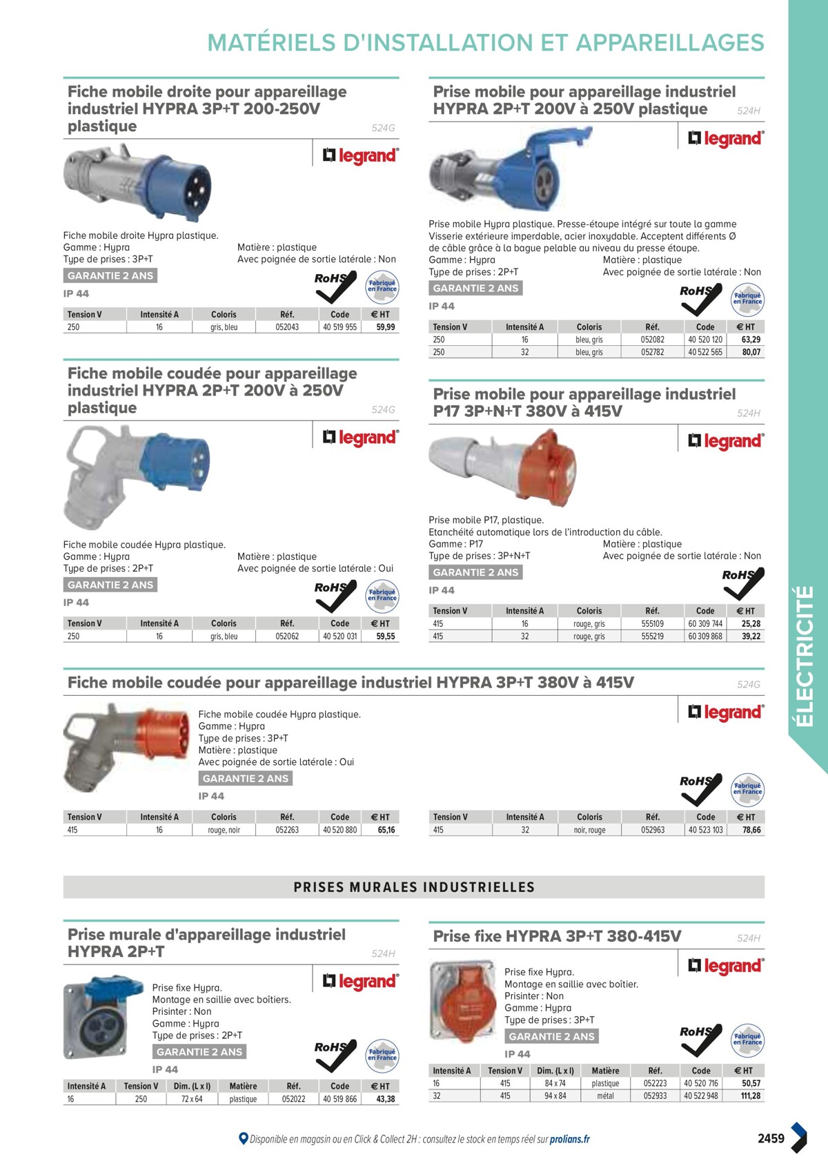 Catalogue PRO&DISPO L'OFFRE 100% STOCK DE PROLIANS, page 02461