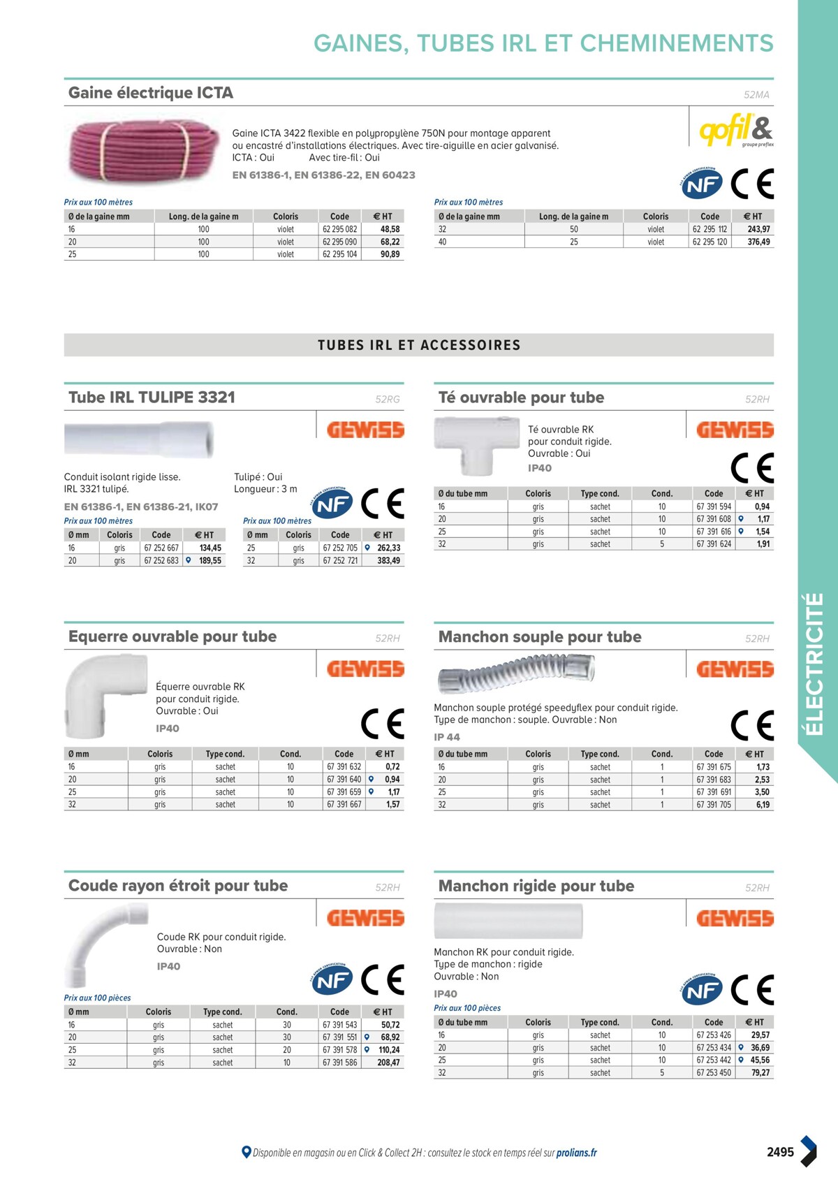 Catalogue PRO&DISPO L'OFFRE 100% STOCK DE PROLIANS, page 02497