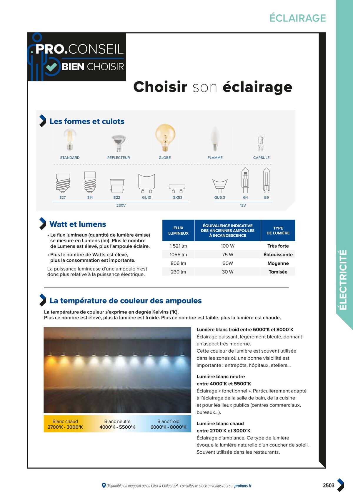 Catalogue PRO&DISPO L'OFFRE 100% STOCK DE PROLIANS, page 02505