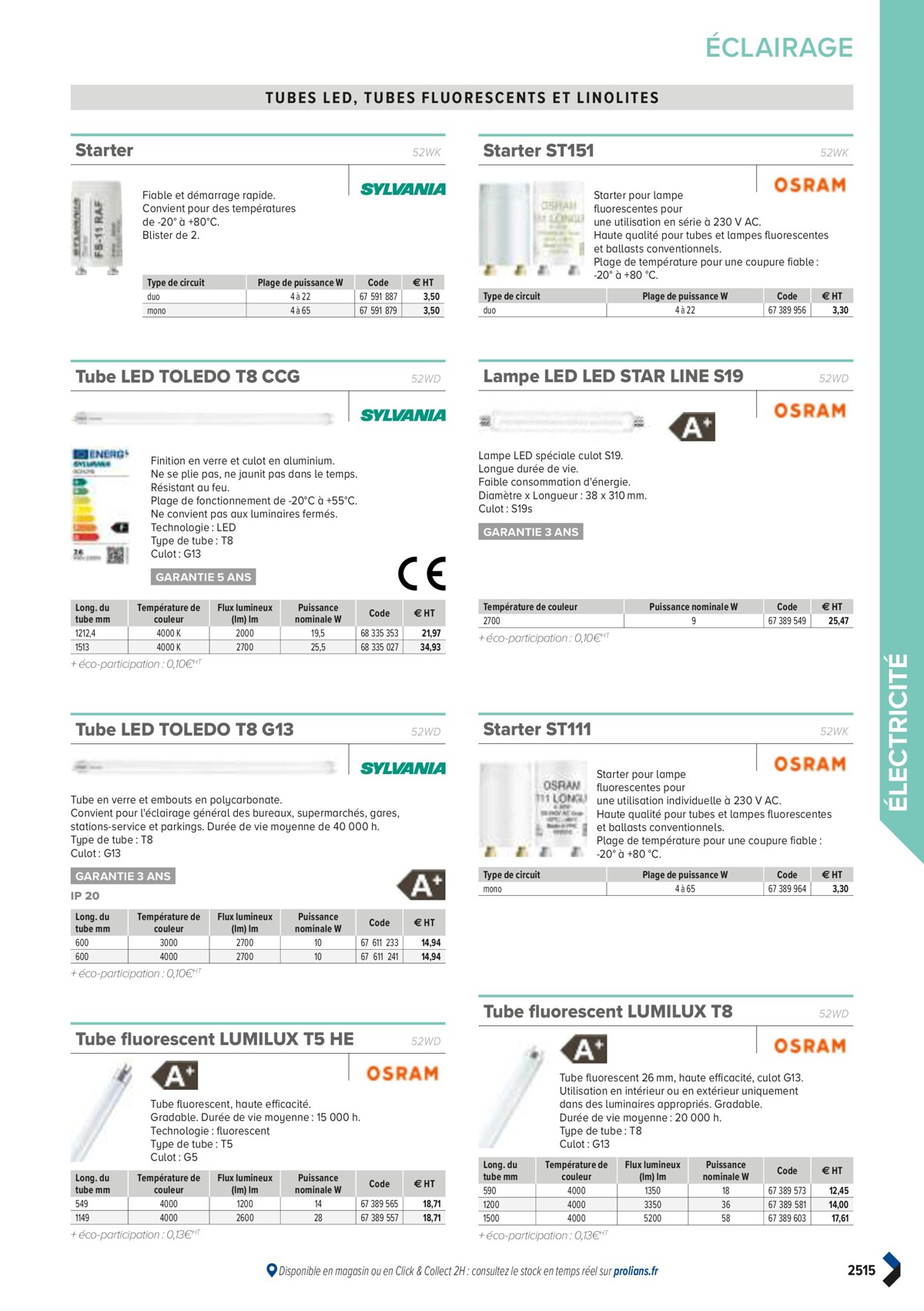 Catalogue PRO&DISPO L'OFFRE 100% STOCK DE PROLIANS, page 02517