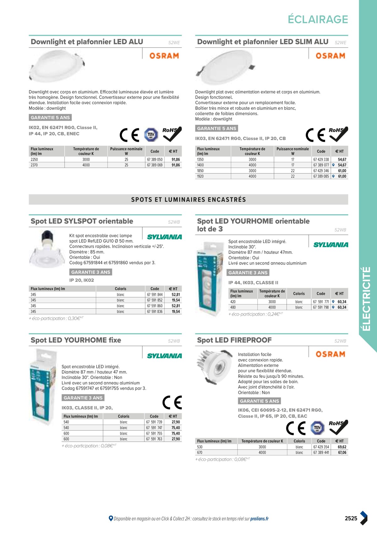 Catalogue PRO&DISPO L'OFFRE 100% STOCK DE PROLIANS, page 02527