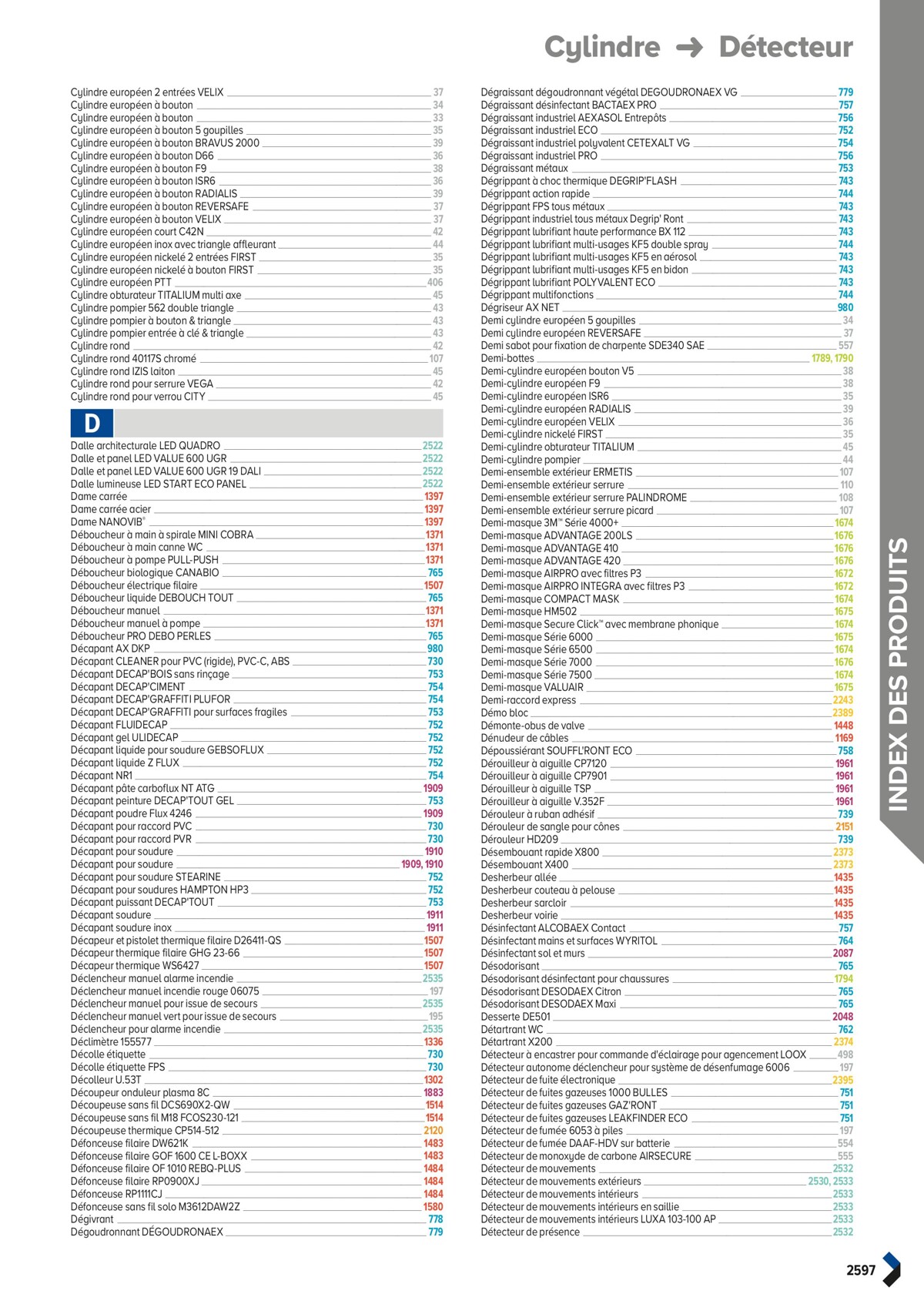 Catalogue PRO&DISPO L'OFFRE 100% STOCK DE PROLIANS, page 02599