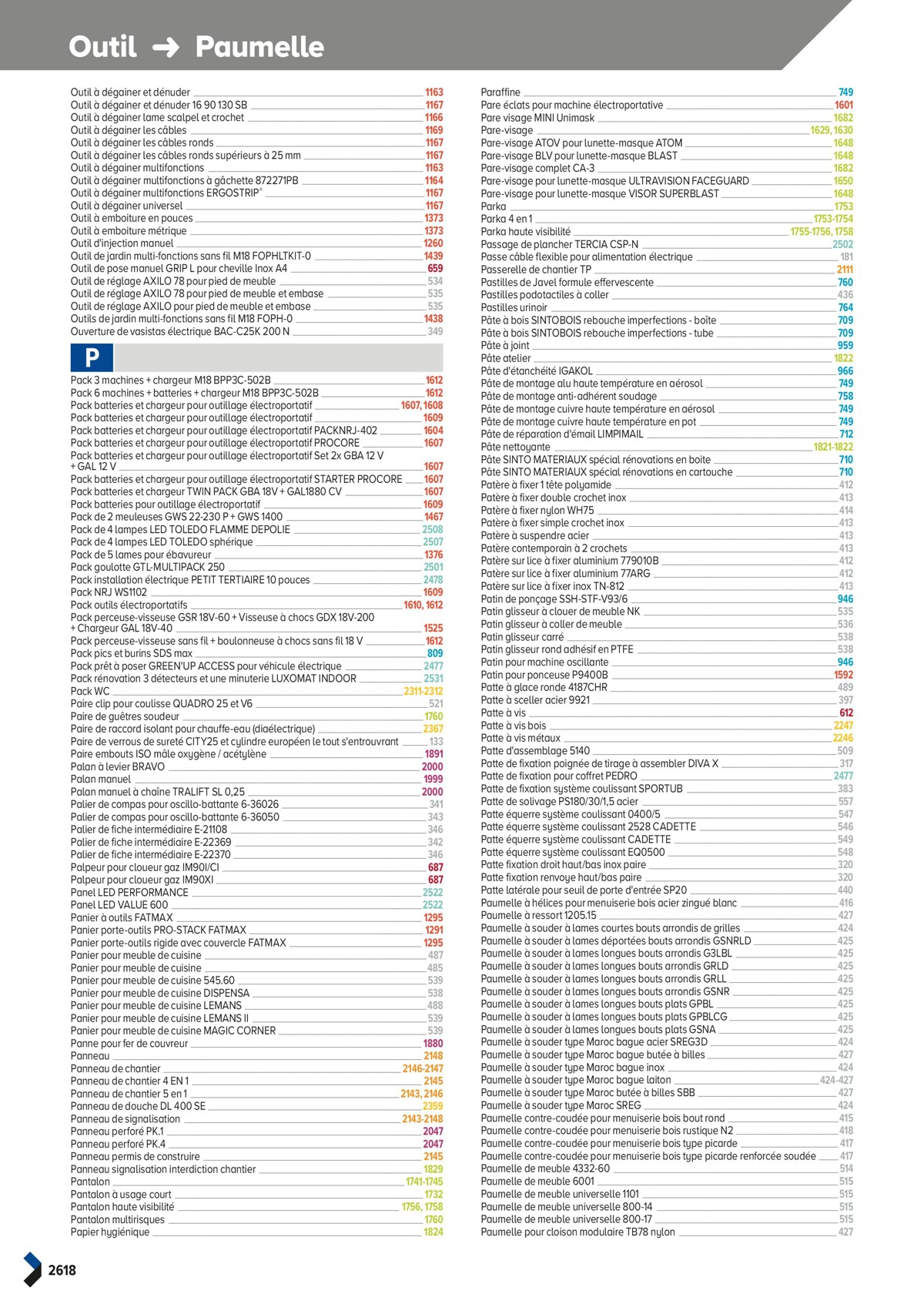 Catalogue PRO&DISPO L'OFFRE 100% STOCK DE PROLIANS, page 02620