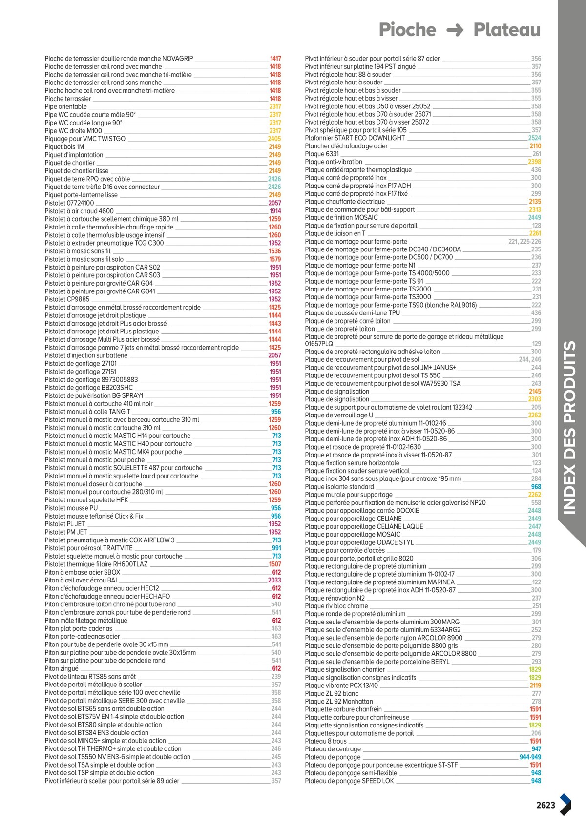 Catalogue PRO&DISPO L'OFFRE 100% STOCK DE PROLIANS, page 02625