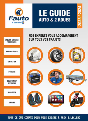 Catalogue E.Leclerc L'Auto à Paris | LE GUIDE AUTO & 2 ROUES | 25/04/2023 - 31/03/2024