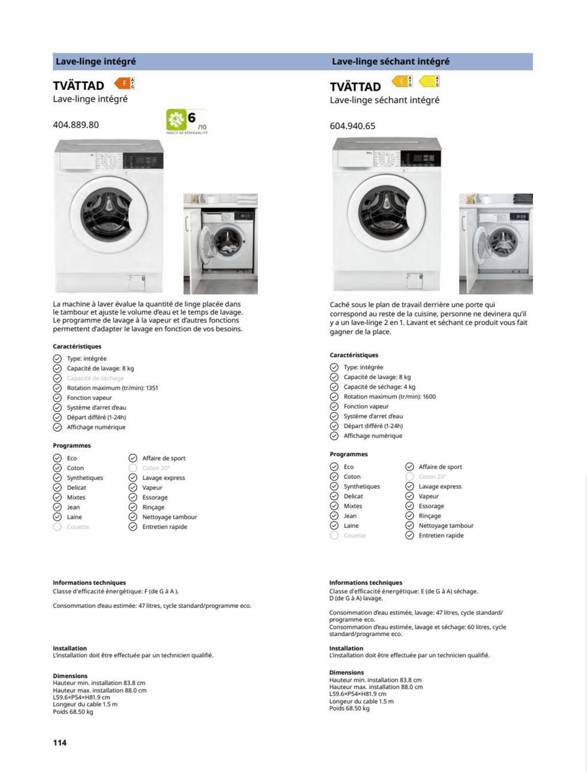 Catalogue IKEA Electromenager, page 00114