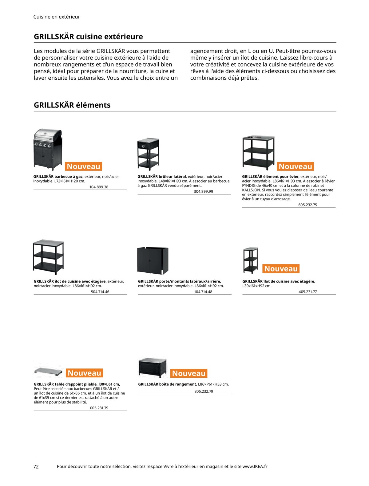 Catalogue Vivre à l'extérieur, page 00072