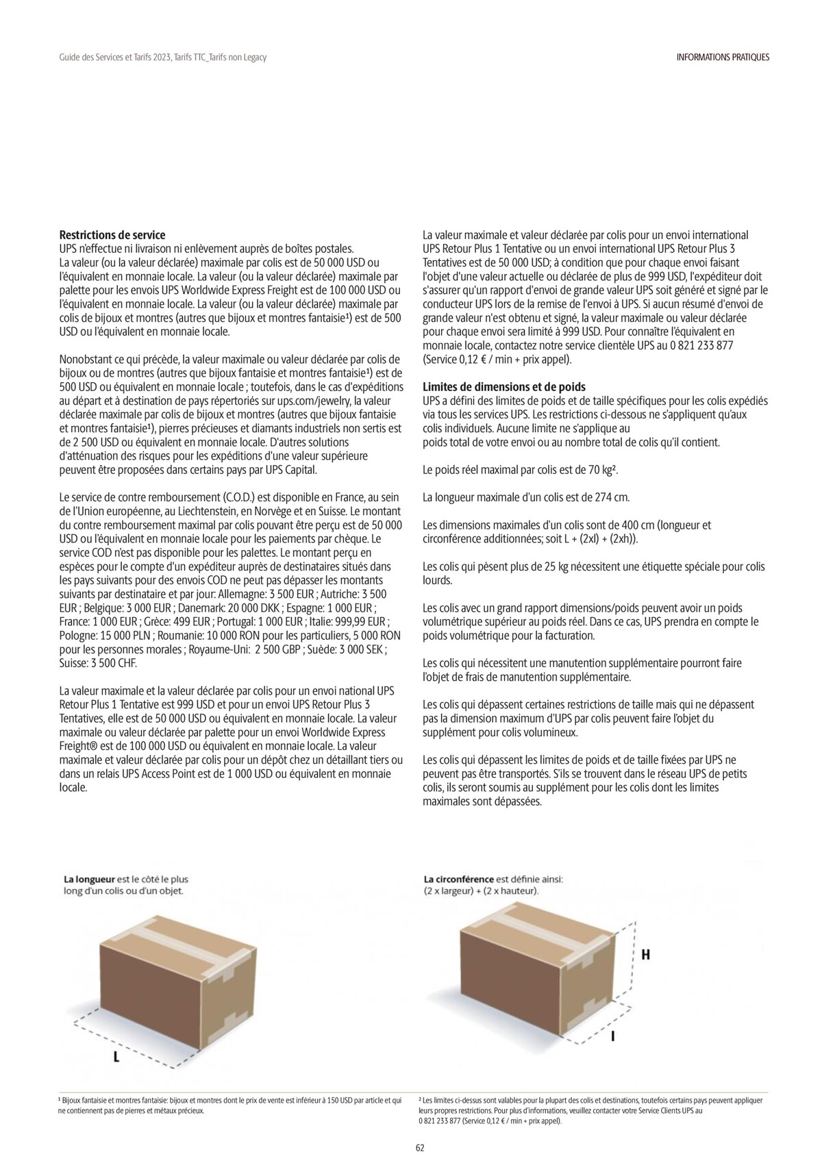 Catalogue Guide des Services et Tarifs 2023, page 00062