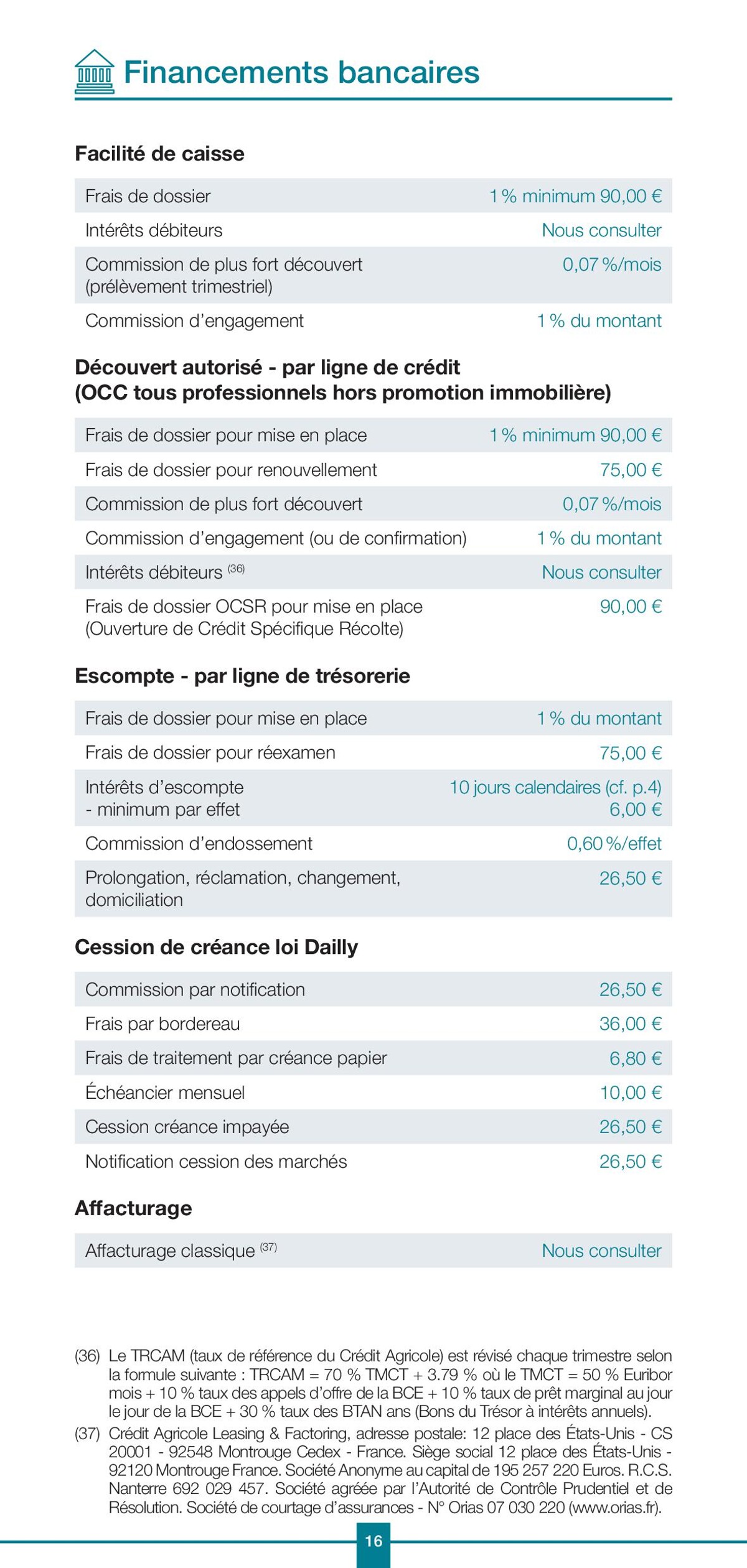 Catalogue Professionels / Vos Tarifs au Quotidien, page 00016