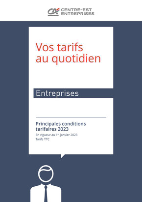 Promos de Banques et Assurances à Paris | Enterprises / Vos Tarifs au Quotidien sur Crédit Agricole | 01/05/2023 - 31/12/2023