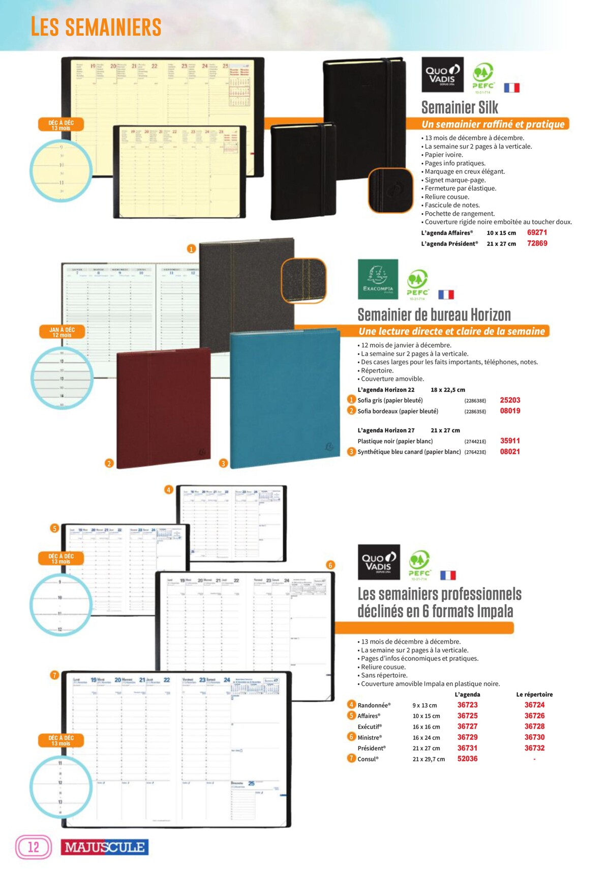 Catalogue Cata-agendas-majuscule-2023-sans-prix, page 00012