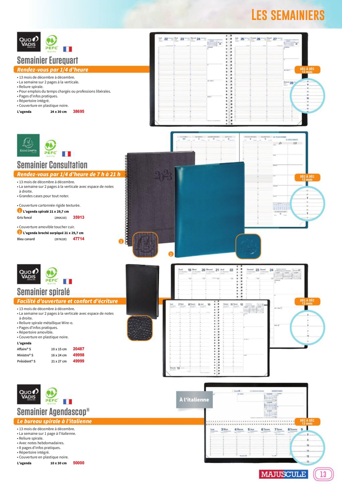 Catalogue Cata-agendas-majuscule-2023-sans-prix, page 00013