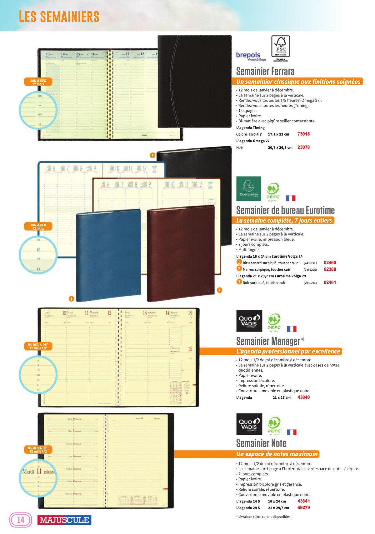 Catalogue Cata-agendas-majuscule-2023-sans-prix, page 00014