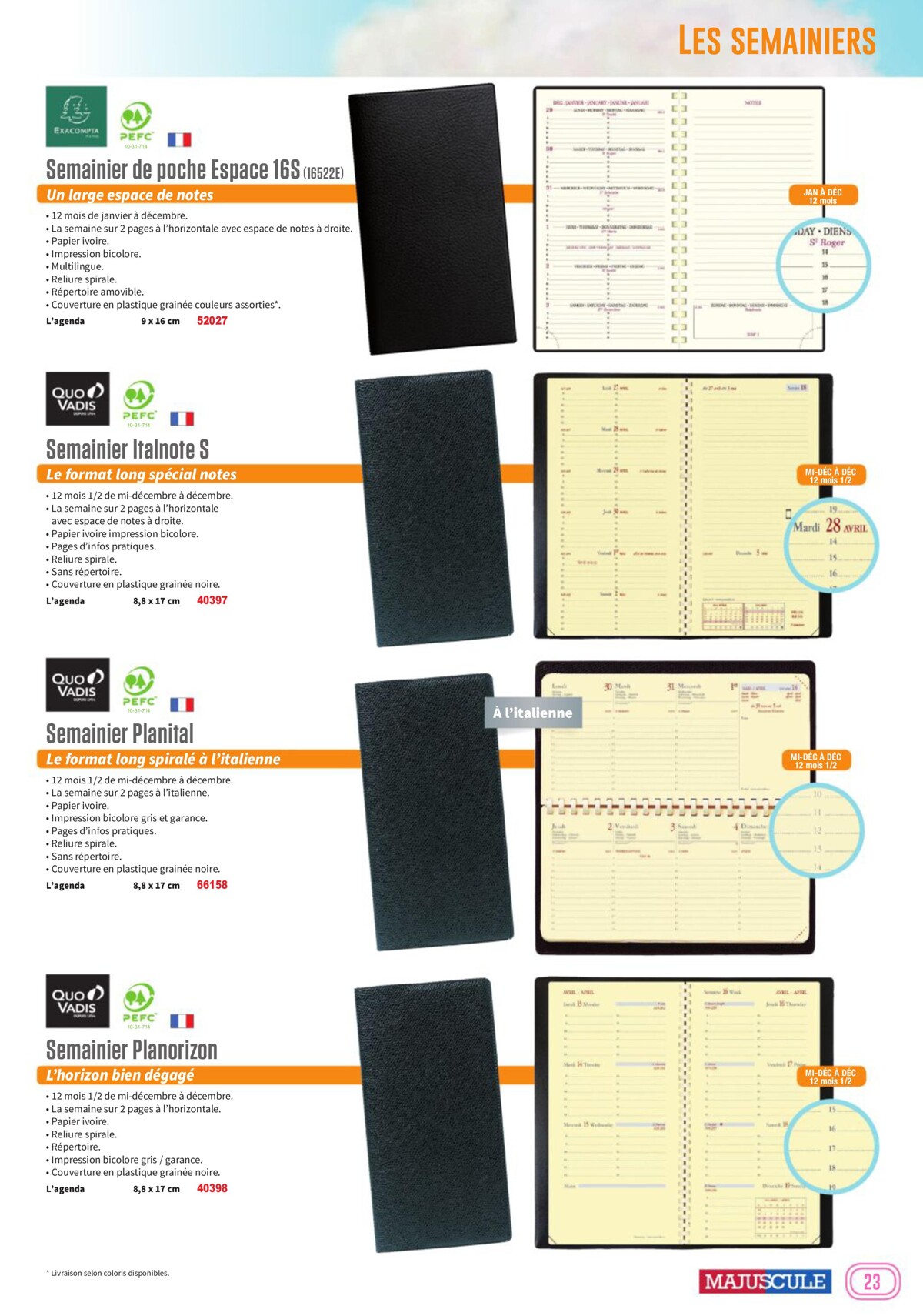 Catalogue Cata-agendas-majuscule-2023-sans-prix, page 00023