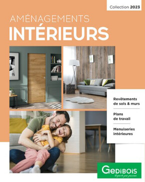 Catalogue Gédibois | AMÉNAGEMENTS INTÉRIEURS 2023 | 02/05/2023 - 31/12/2023