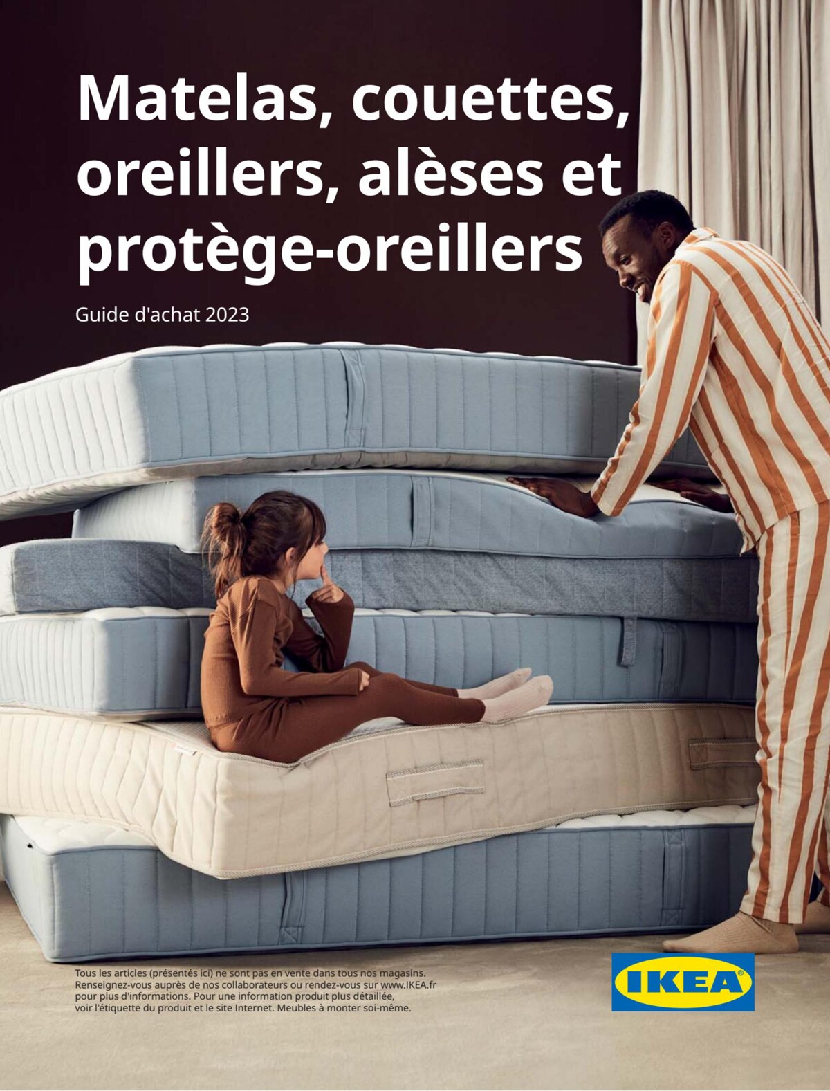 Catalogue Matelas, couettes, oreillers, alèses et protège-oreillers 2023, page 00001