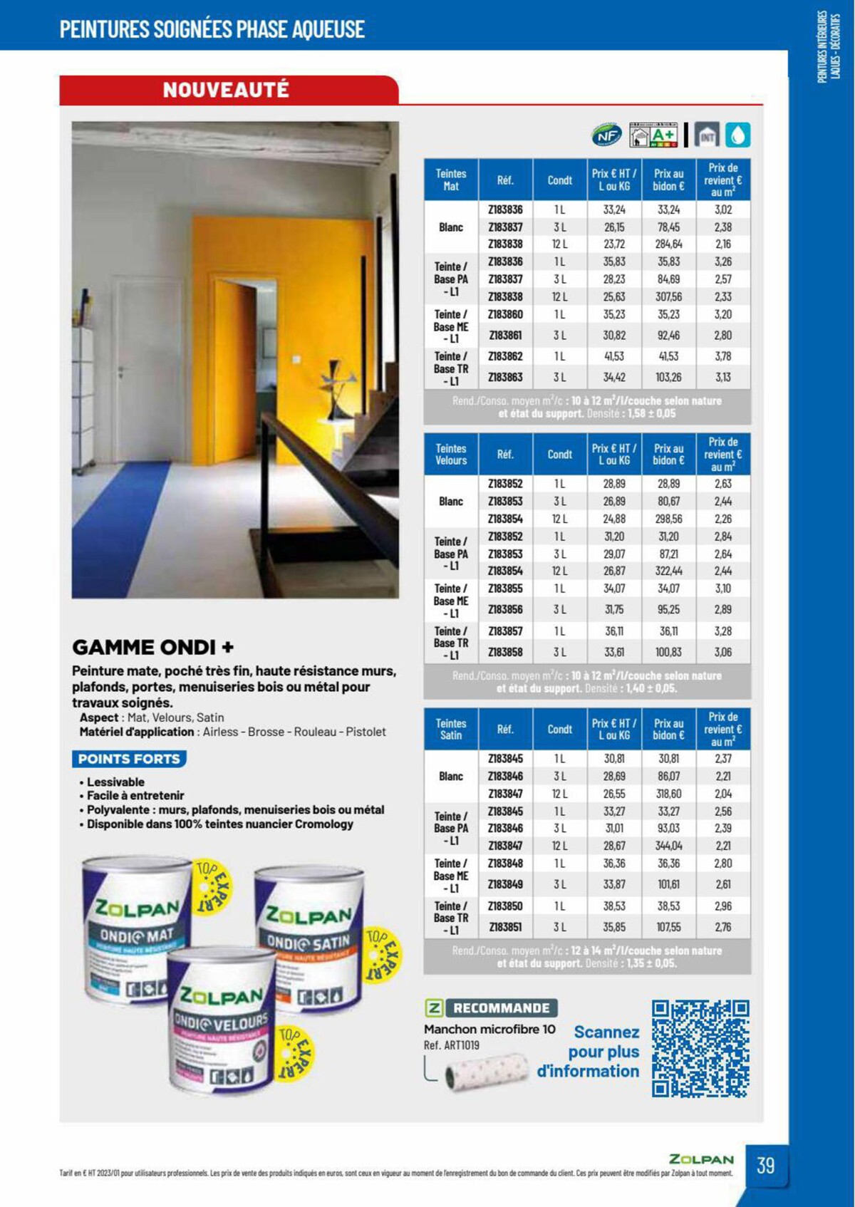 Catalogue Zolpan | Guide 2023, page 00039