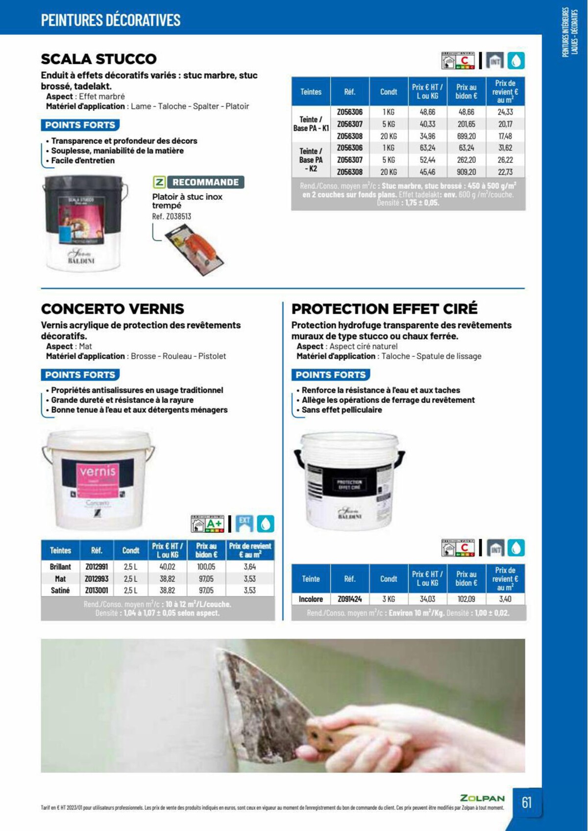 Catalogue Zolpan | Guide 2023, page 00061