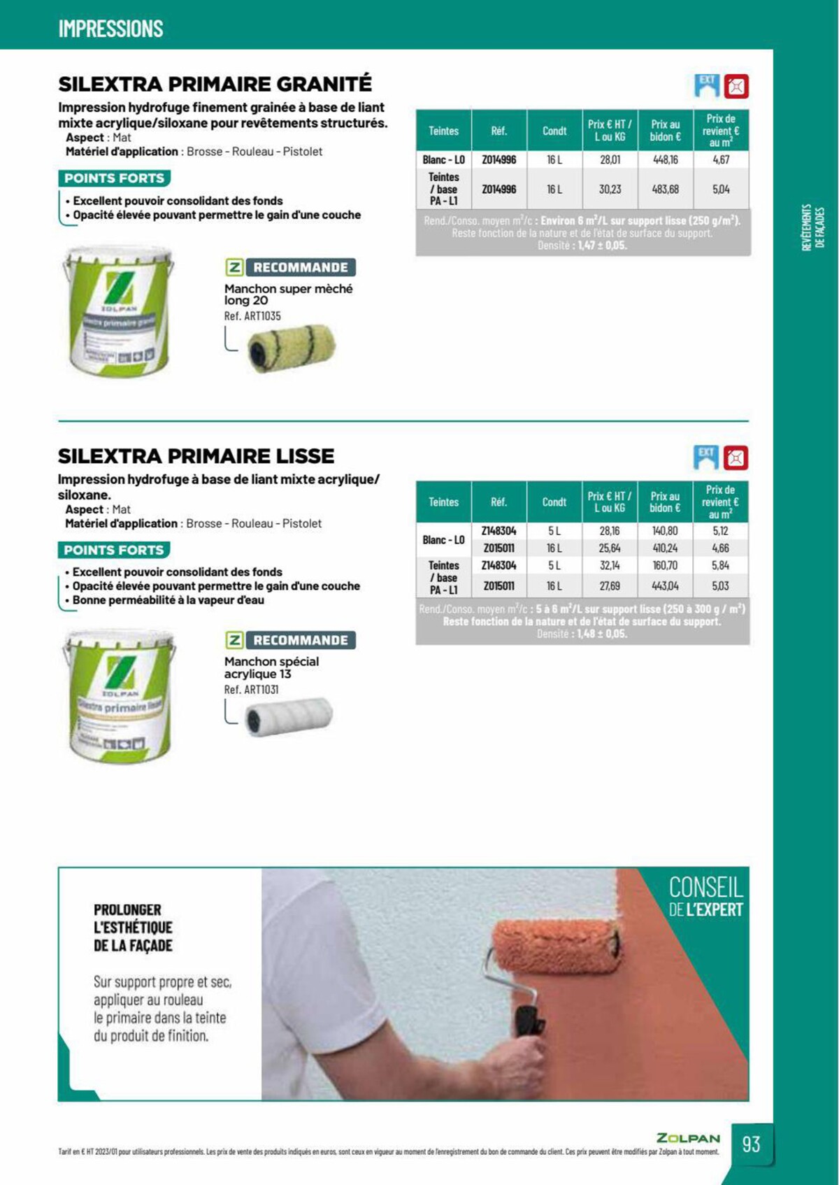 Catalogue Zolpan | Guide 2023, page 00093