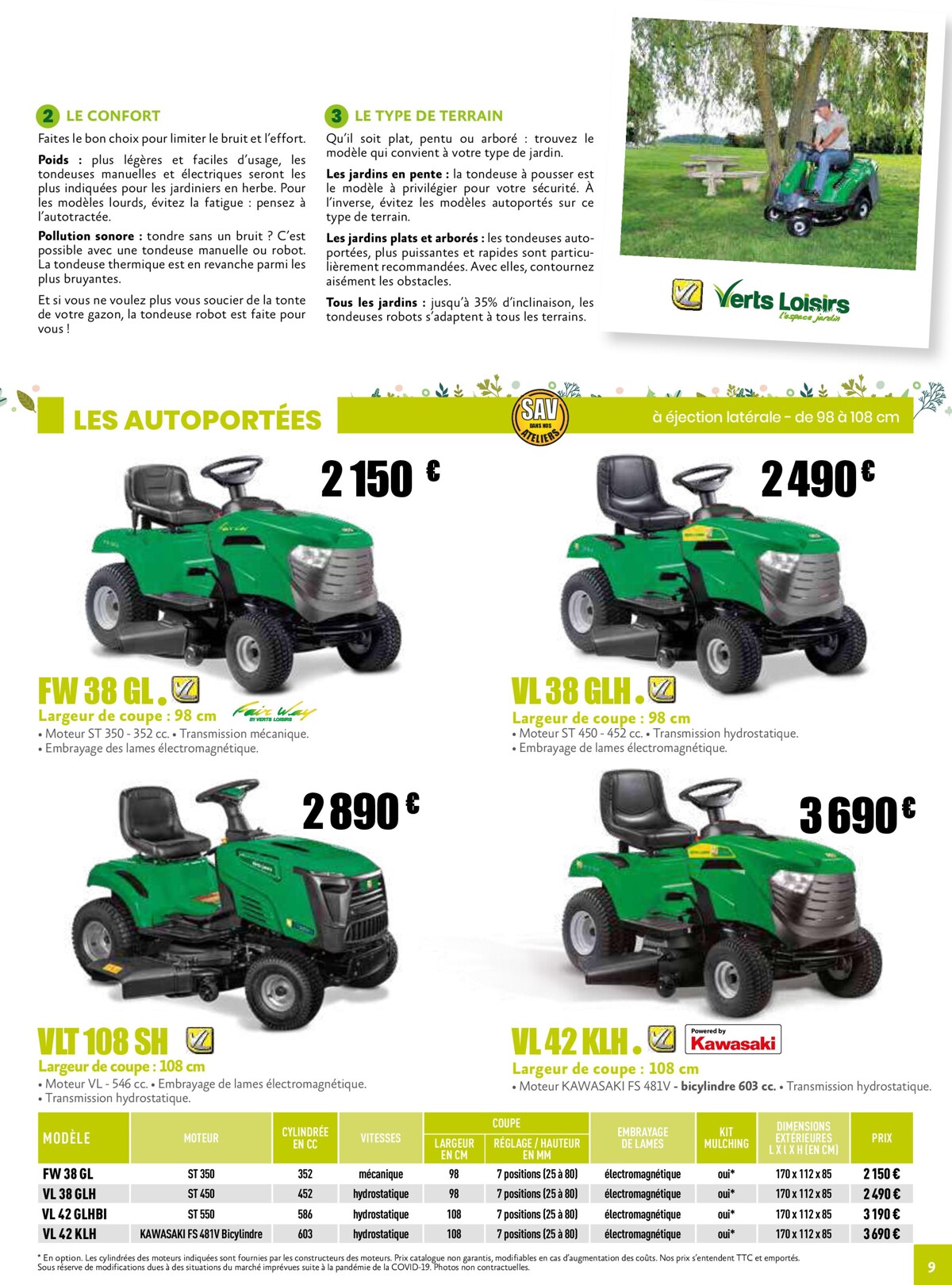 Catalogue Catalogue Verts Loisirs 2023, page 00009