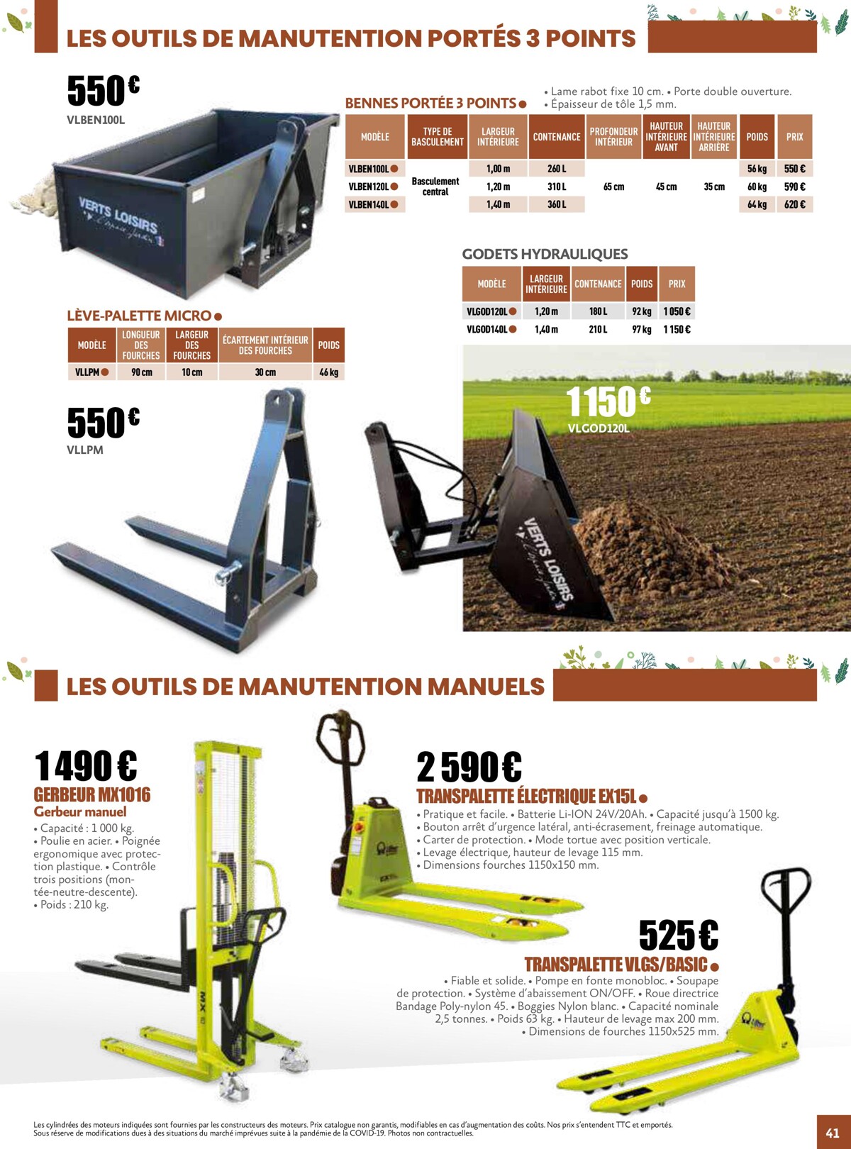 Catalogue Catalogue Verts Loisirs 2023, page 00041