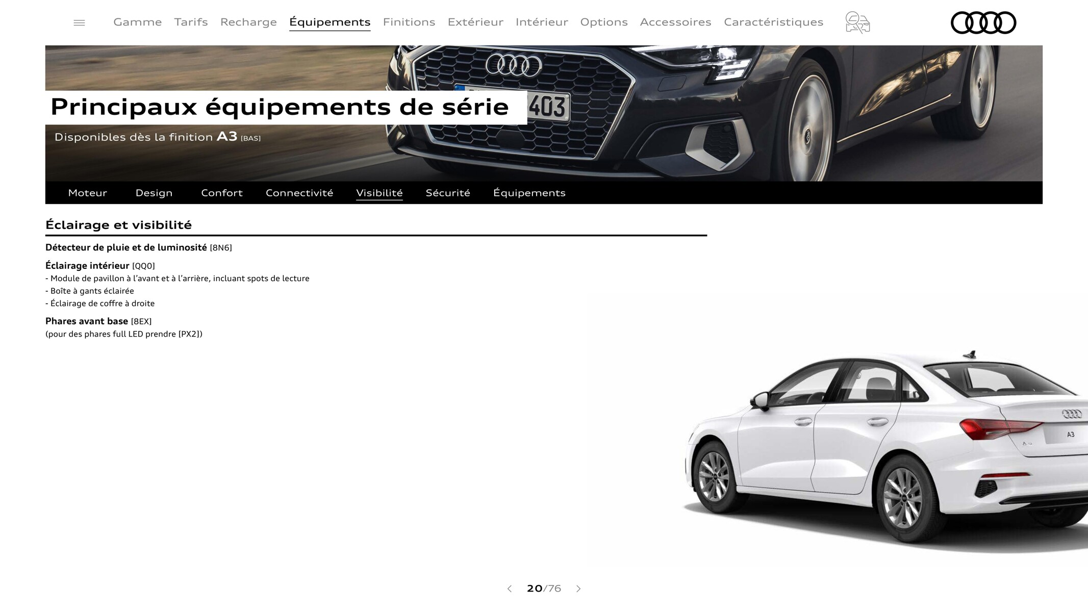 Catalogue A3 Sportback3, page 00020