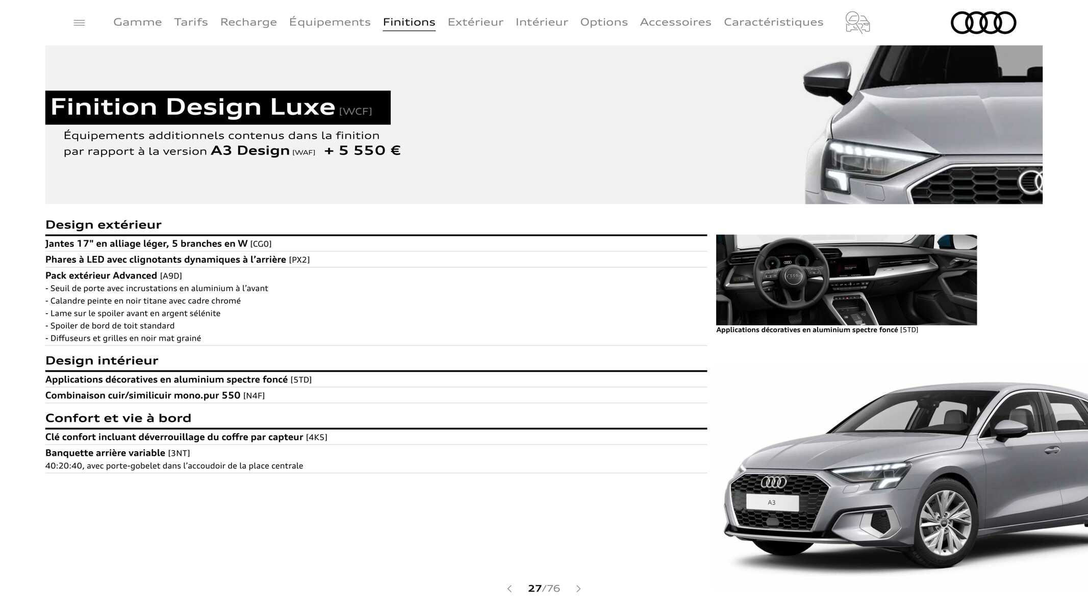 Catalogue A3 Sportback3, page 00027