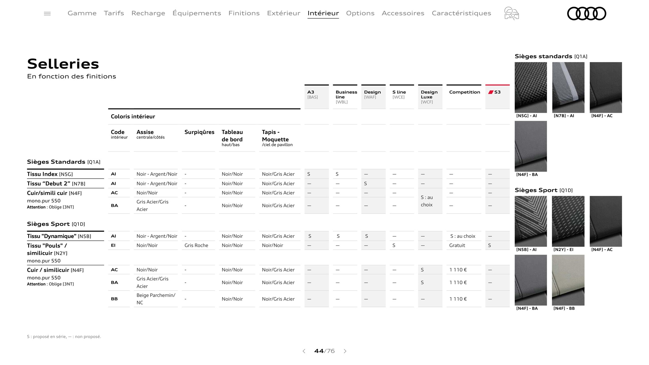 Catalogue A3 Sportback3, page 00044