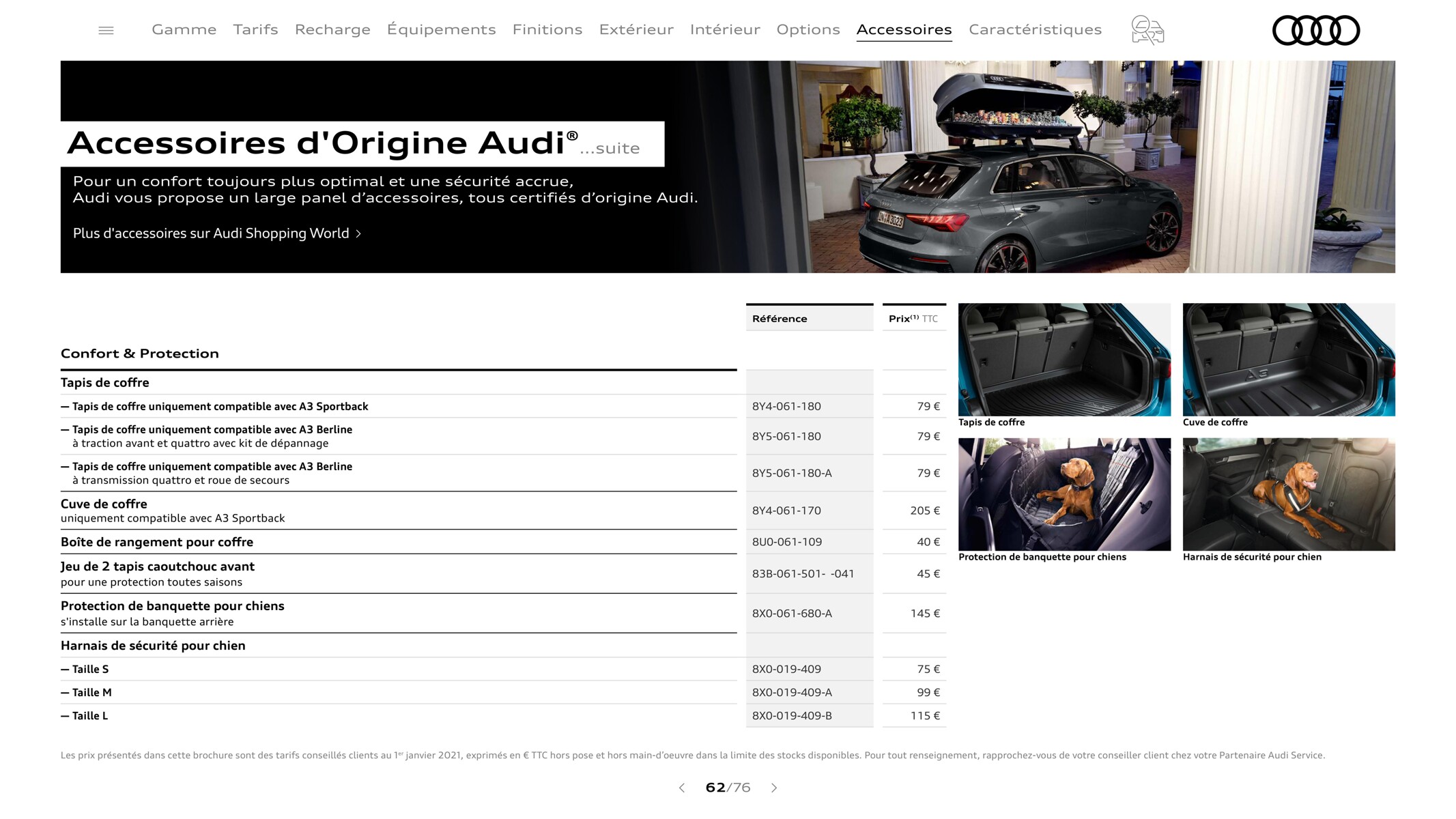 Catalogue A3 Sportback3, page 00062