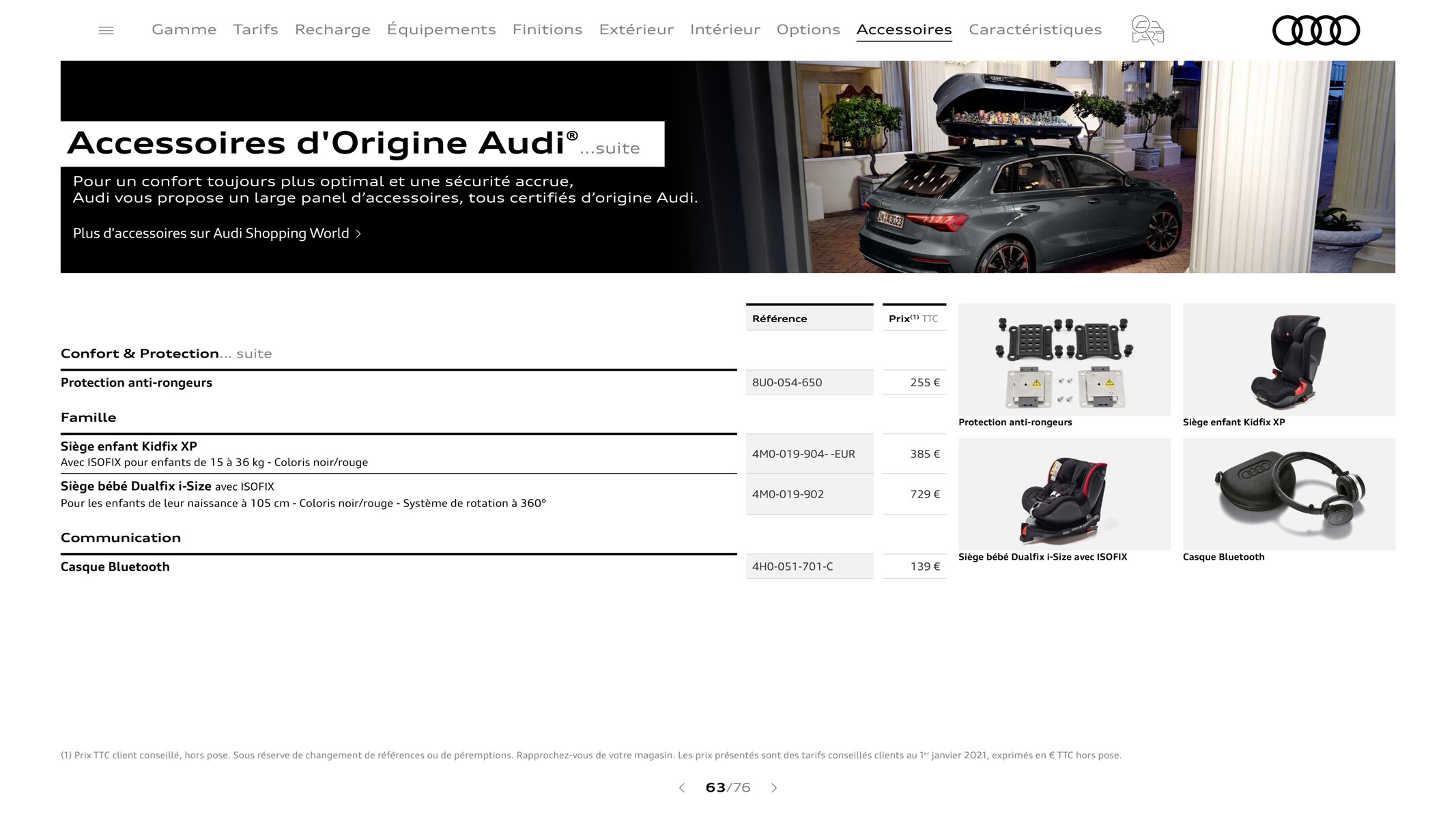 Catalogue A3 Sportback3, page 00063