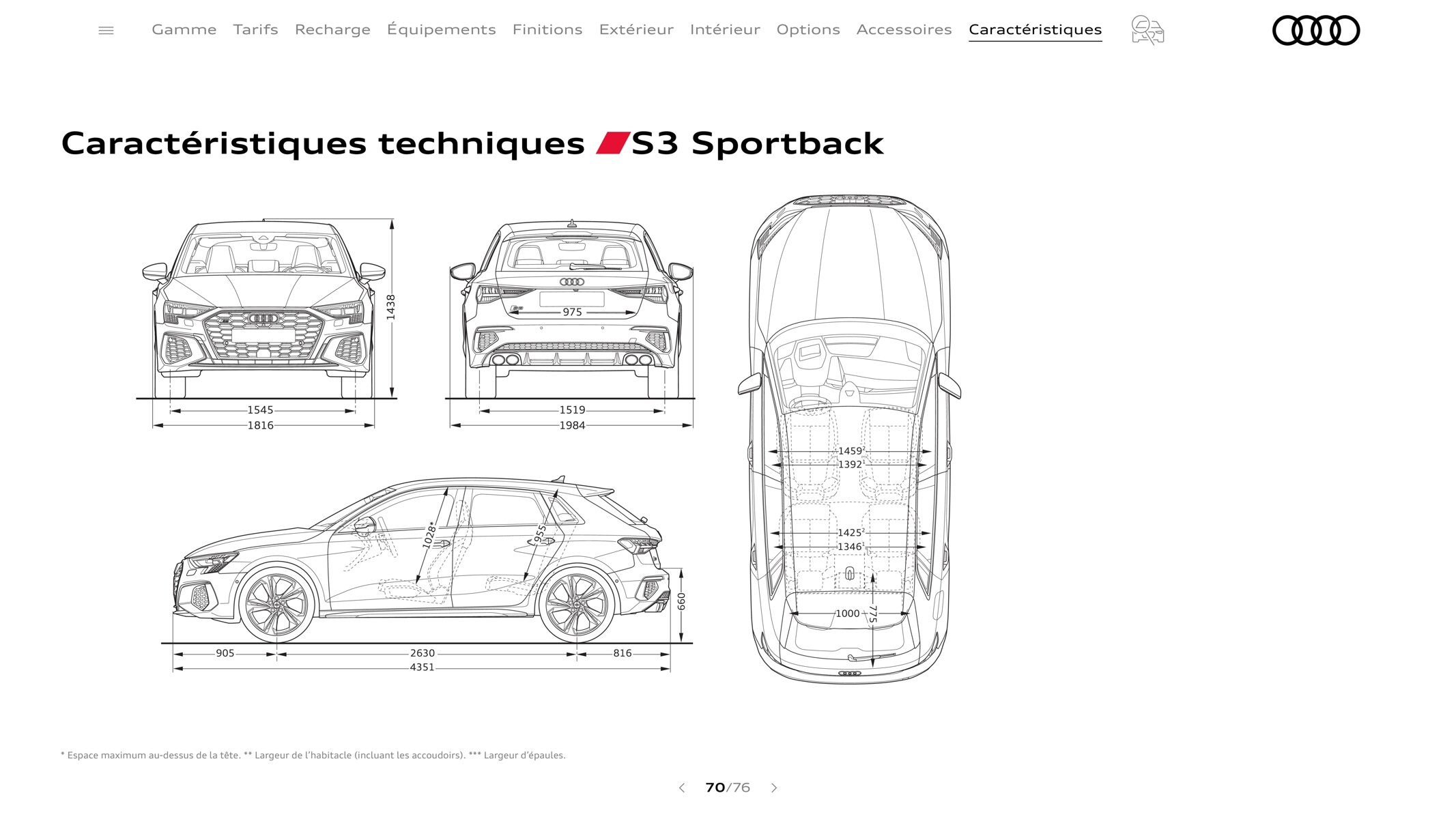 Catalogue A3 Sportback3, page 00070