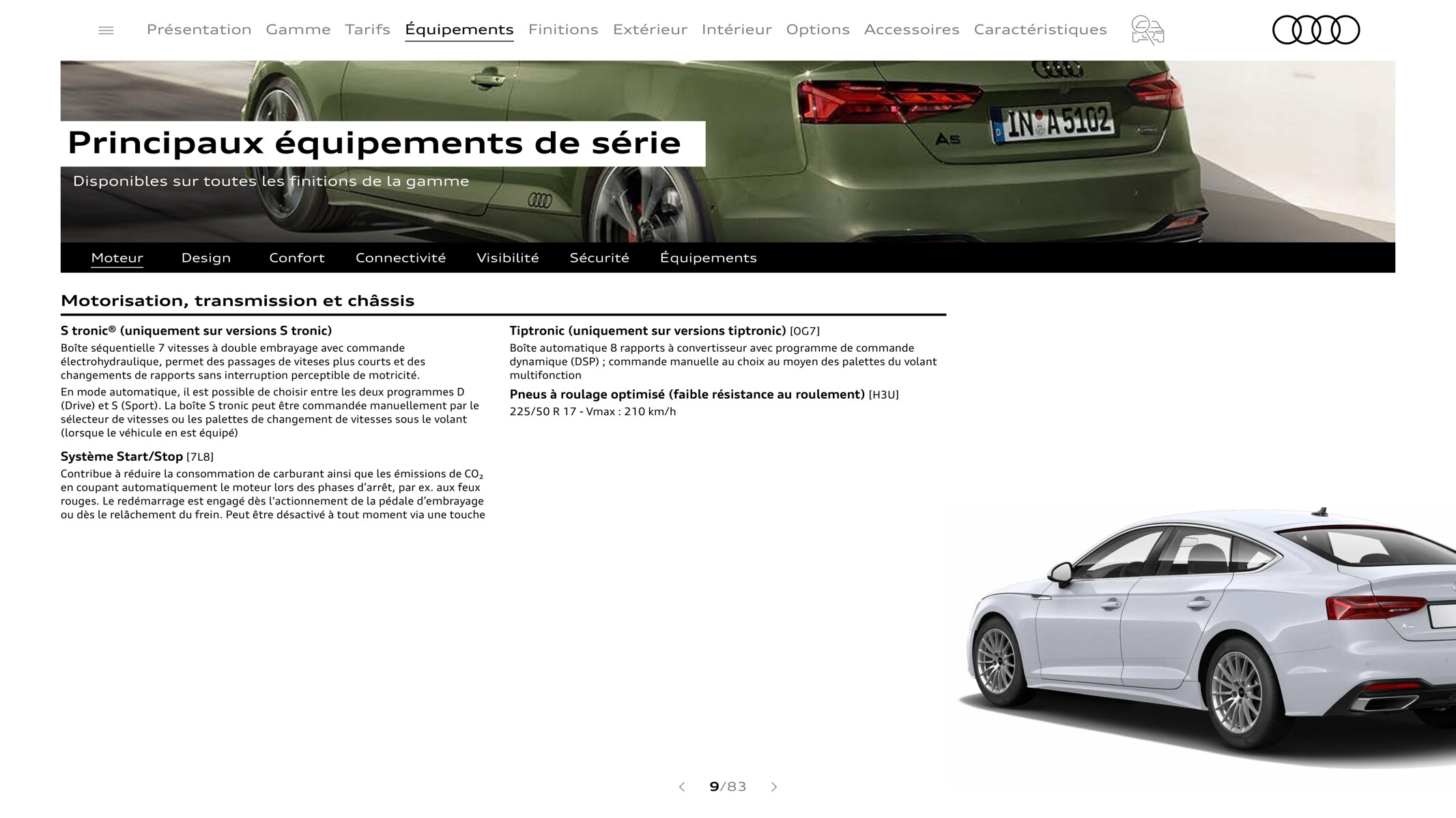 Catalogue S5 Coupé, page 00009