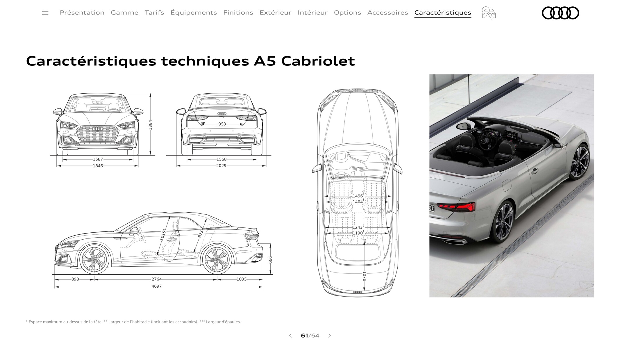 Catalogue S5 Cabriolet., page 00061