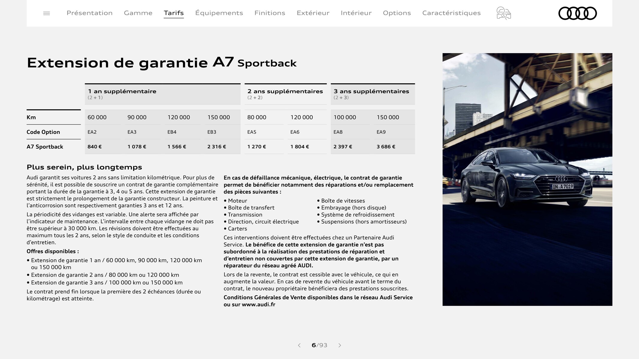 Catalogue A7 Sportback-, page 00006