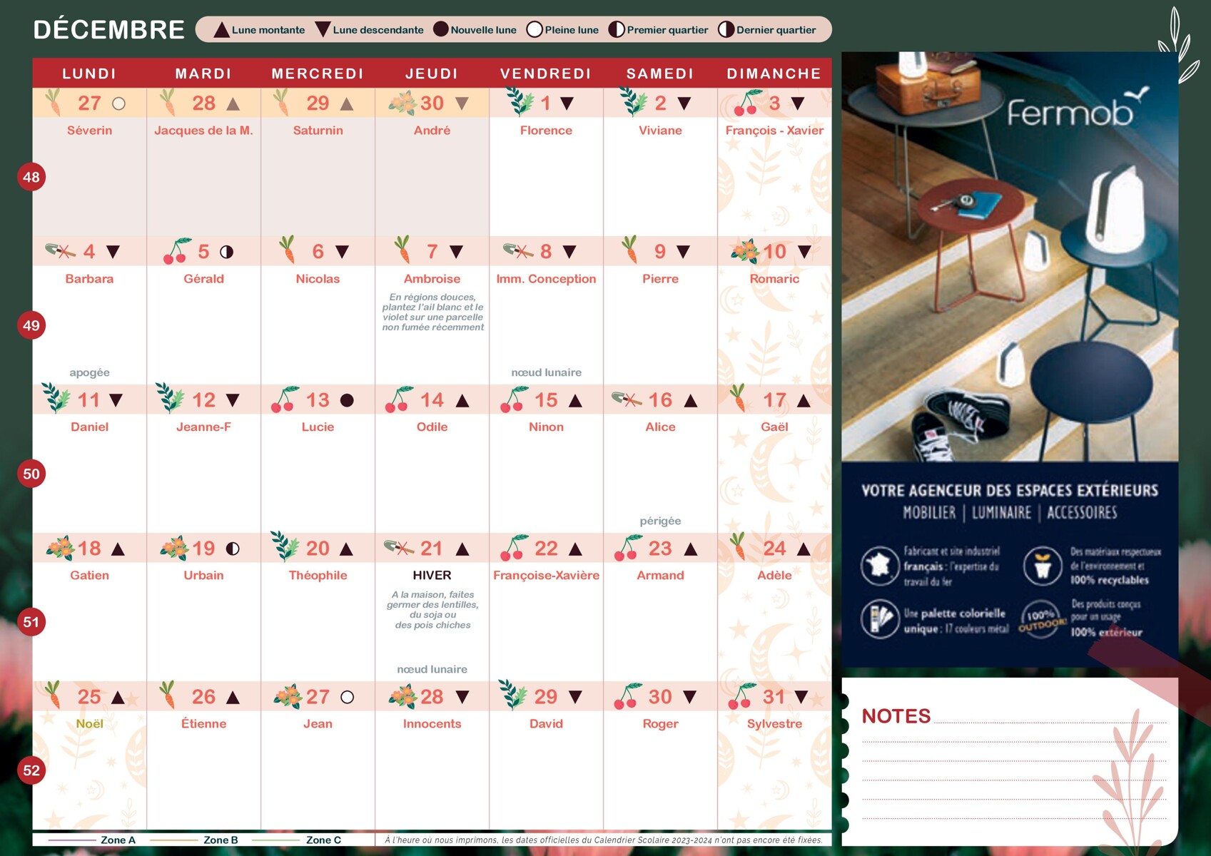 Catalogue Calendrier Lunaire 2023 -Point Vert, page 00027