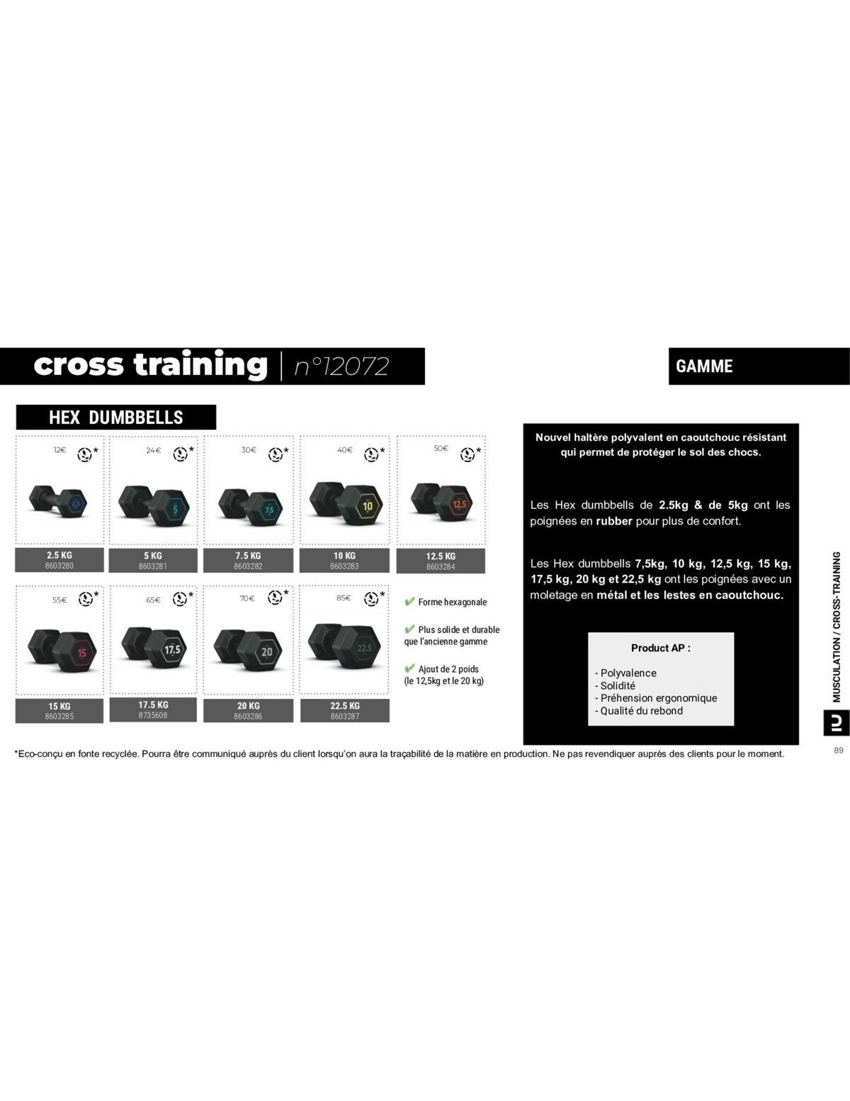 Catalogue  Roadbook Moniteur Fitness United 2023, page 00089