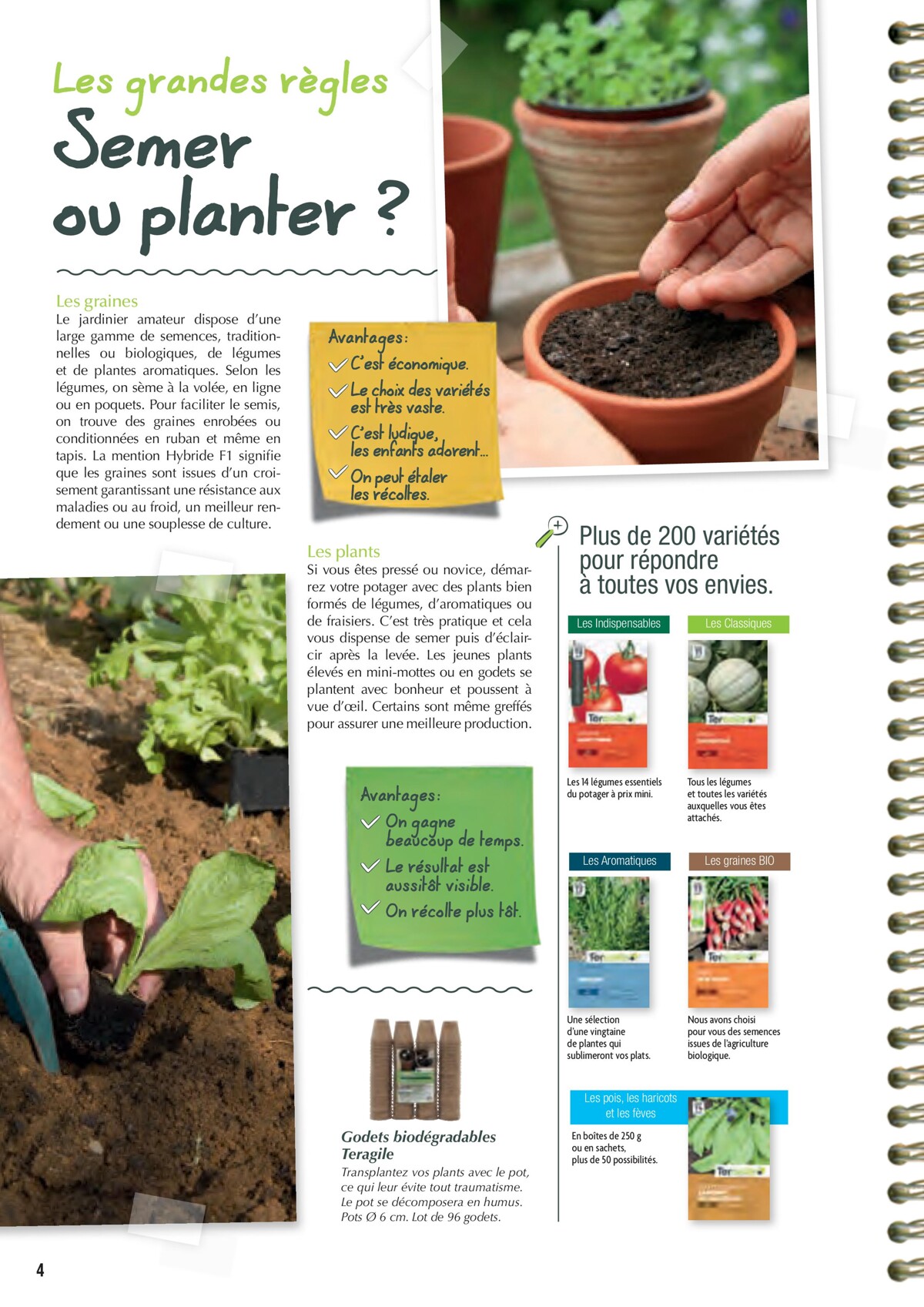 Catalogue Point Vert- Le Guide du potager, page 00004