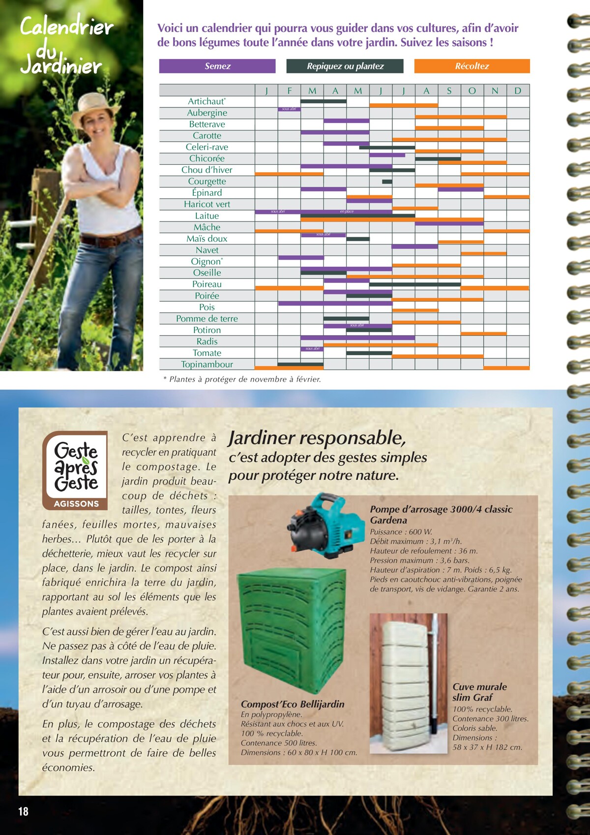 Catalogue Point Vert- Le Guide du potager, page 00018