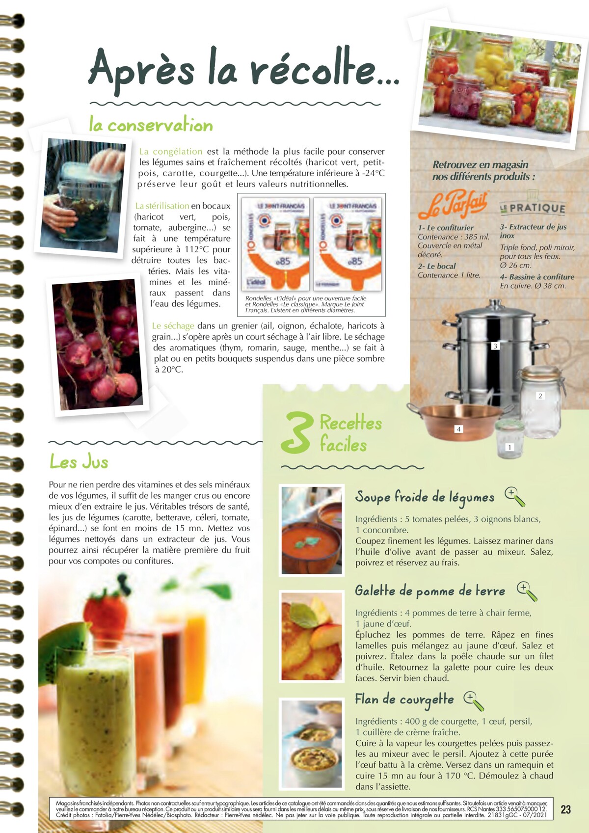 Catalogue Point Vert- Le Guide du potager, page 00023