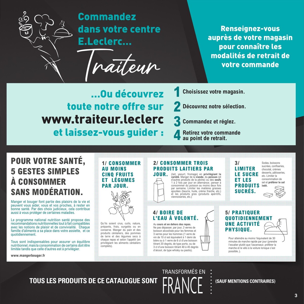 Catalogue Traiteur Le Carte 2023/2024, page 00003