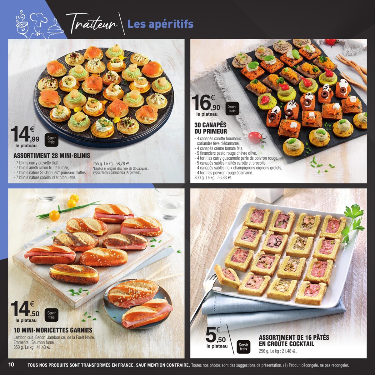 Catalogue Traiteur Le Carte 2023/2024, page 00010