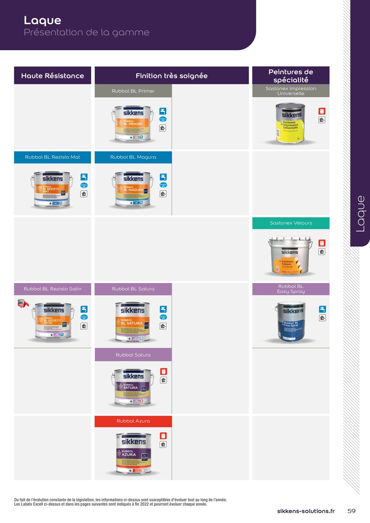 Catalogue  Le catalogue Sikkens Solutions 2023, page 00059