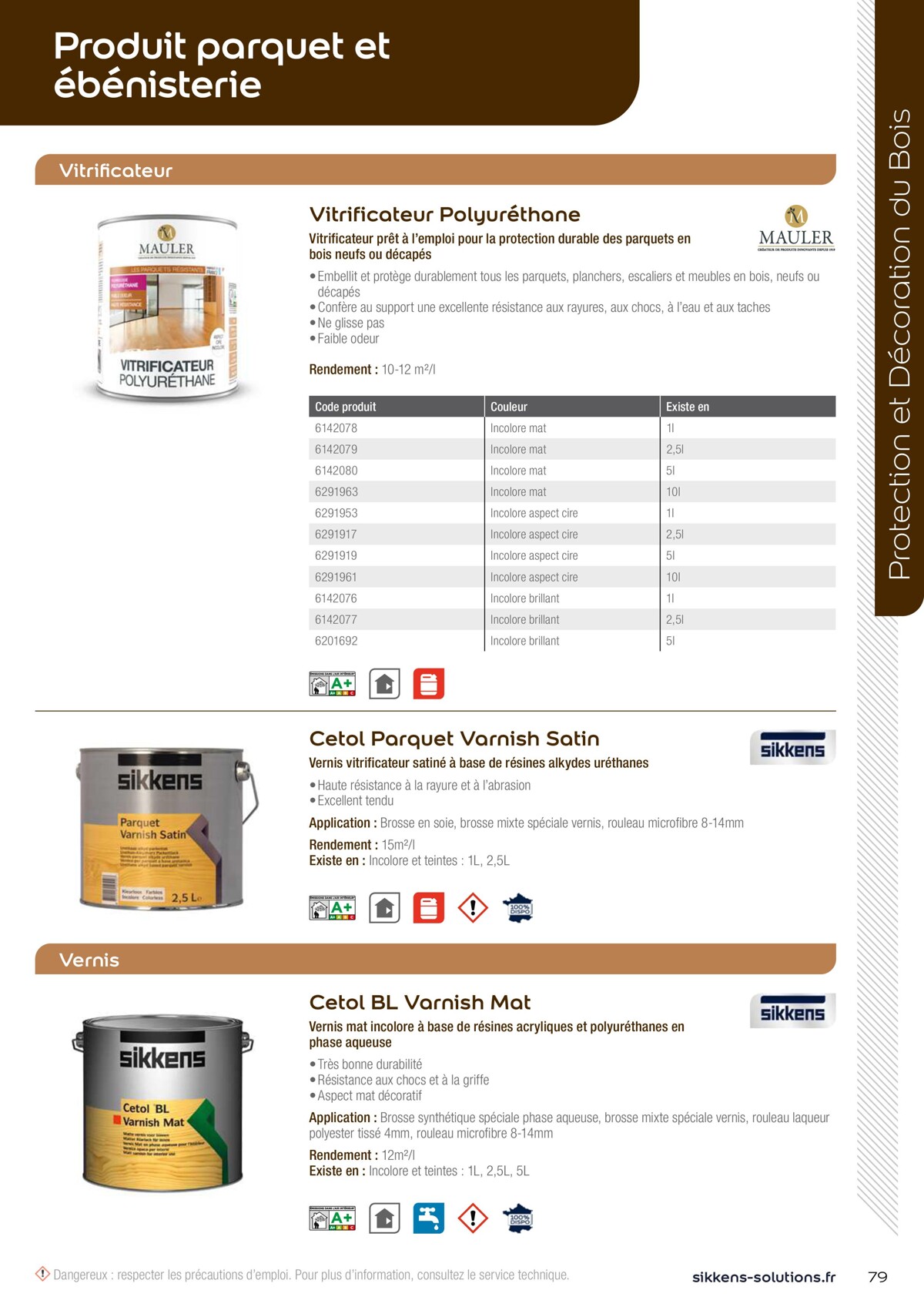 Catalogue  Le catalogue Sikkens Solutions 2023, page 00079