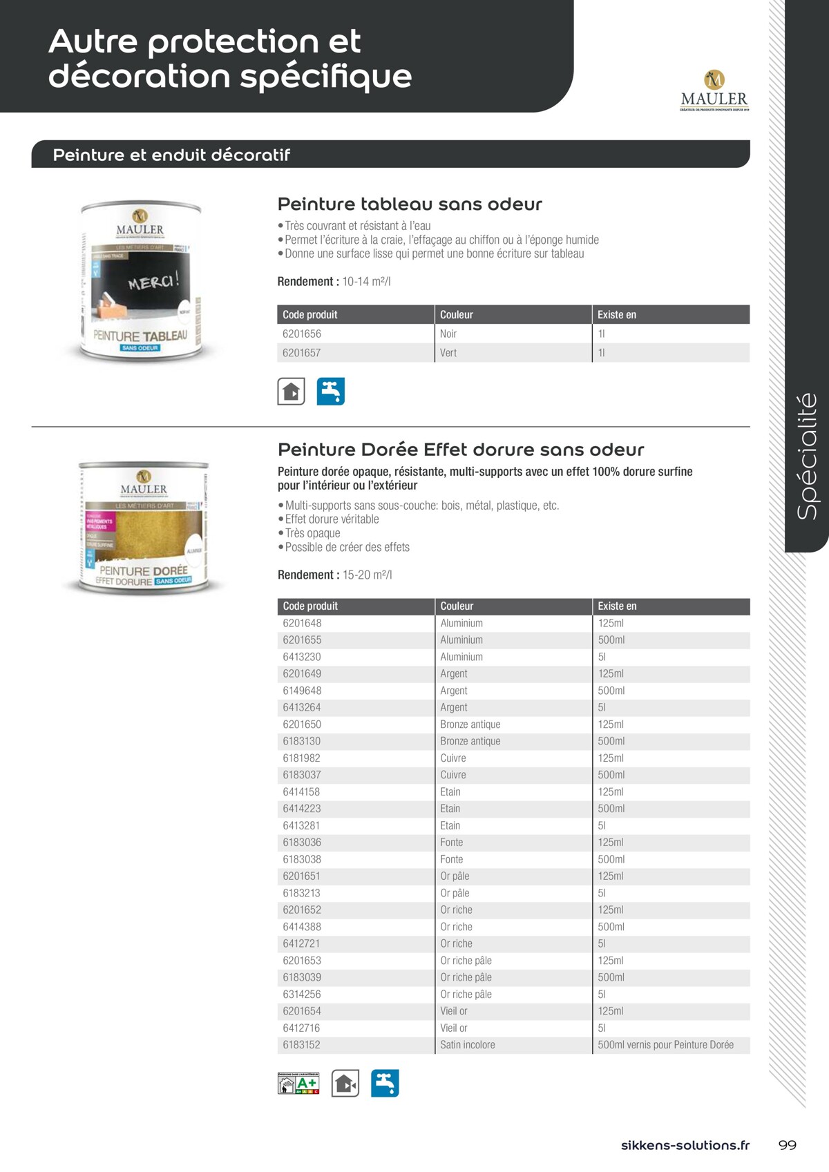 Catalogue  Le catalogue Sikkens Solutions 2023, page 00099