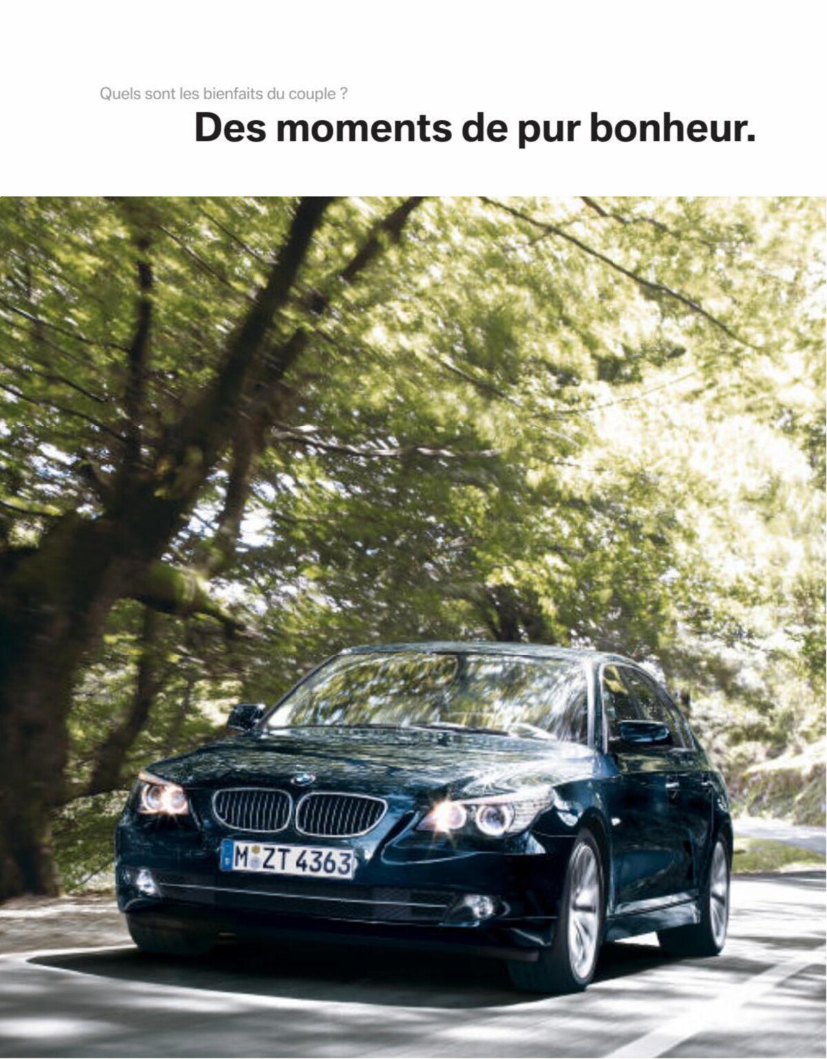 Catalogue BMW Série 5 Berline, page 00003