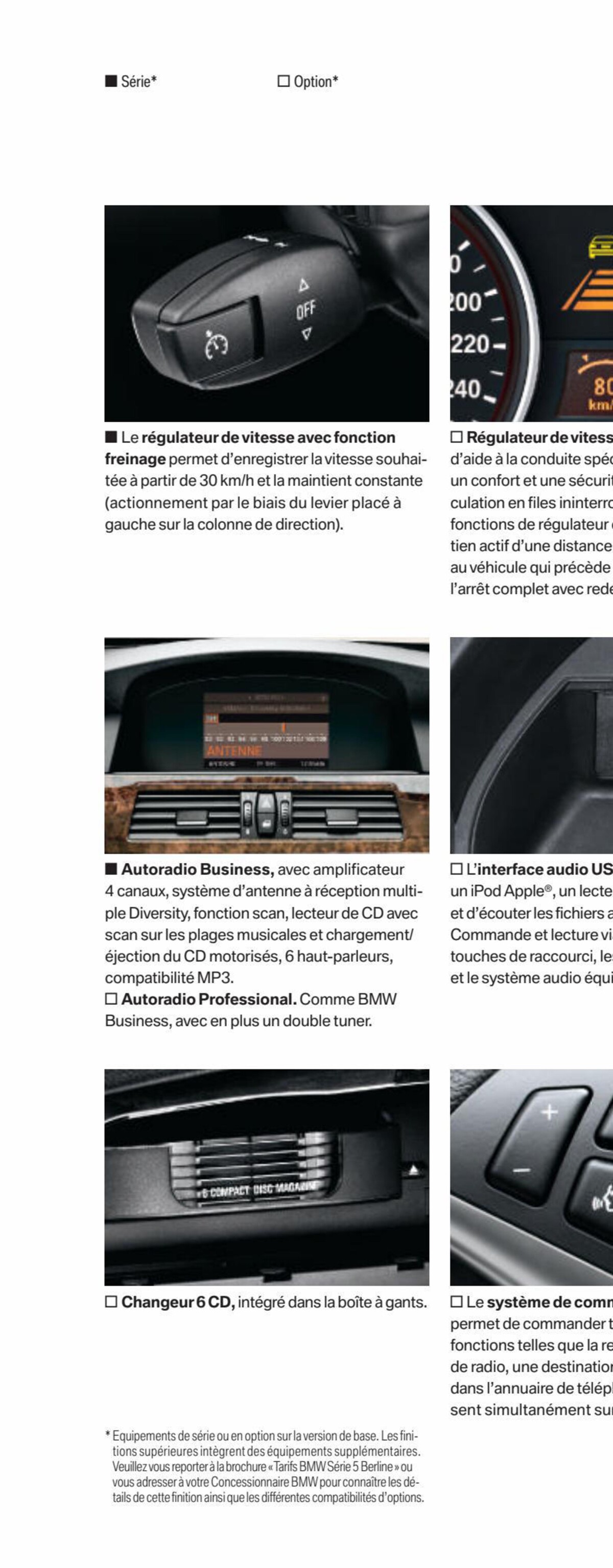 Catalogue BMW Série 5 Berline, page 00026