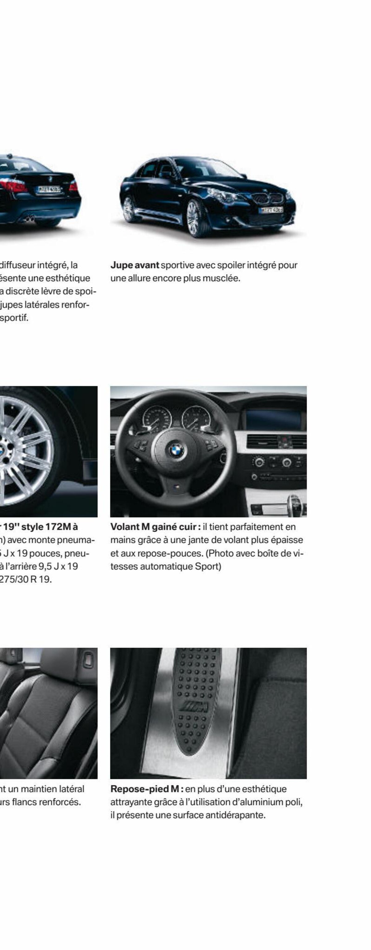Catalogue BMW Série 5 Berline, page 00035