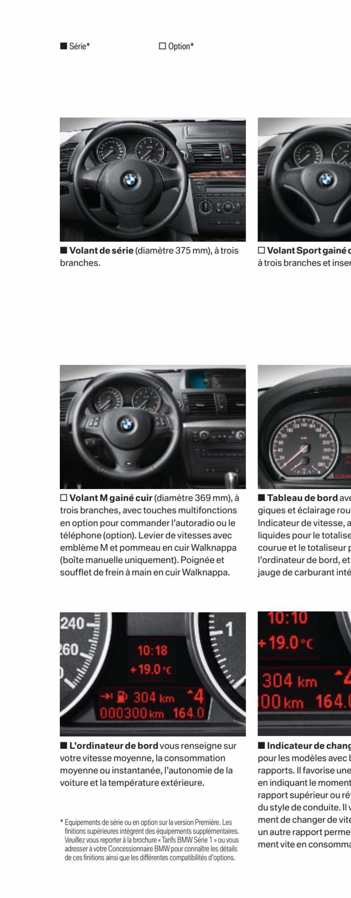 Catalogue BMW Série 1 Berline, page 00026
