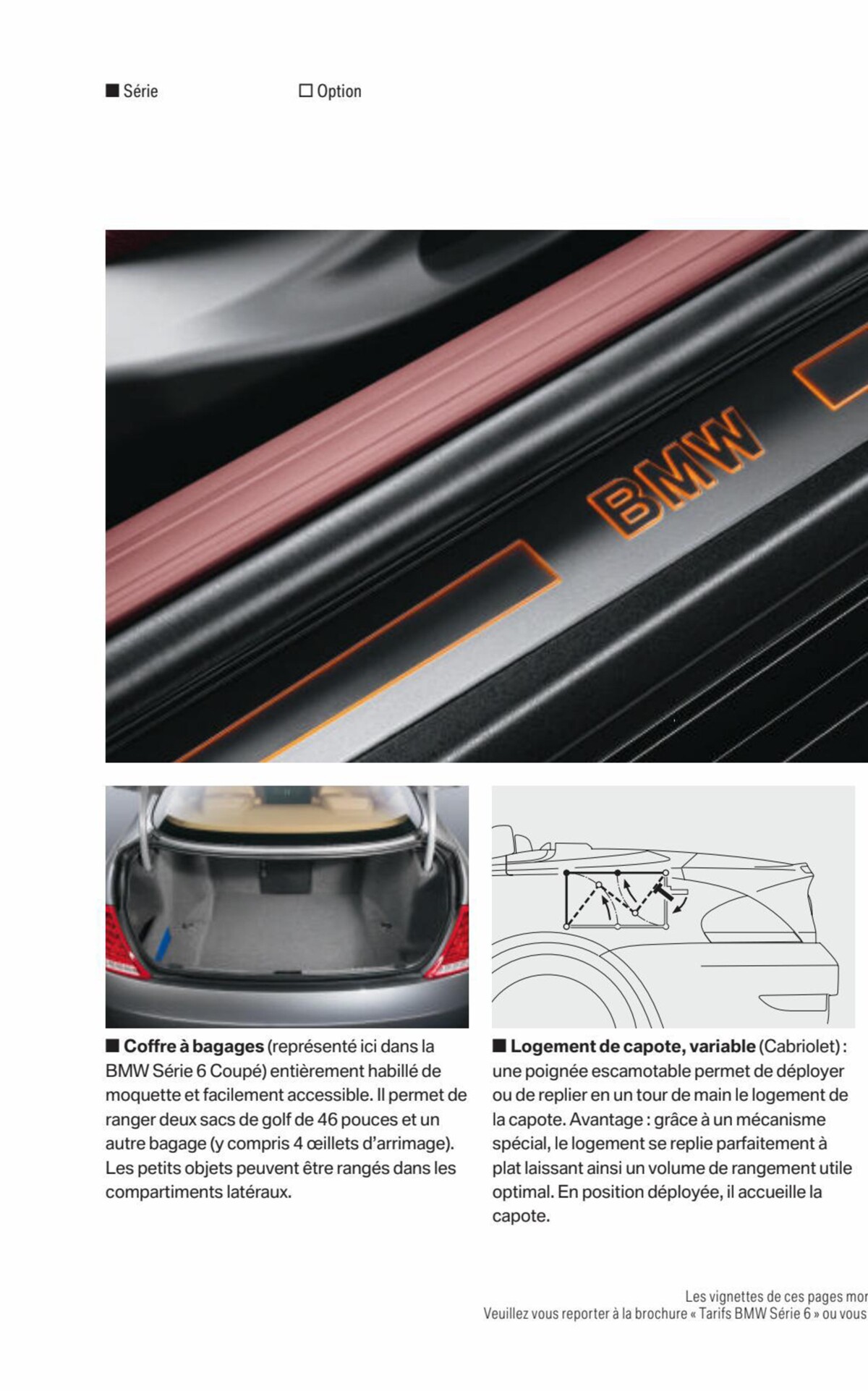 Catalogue BMW Série 6 Coupé/Cabriolet, page 00032