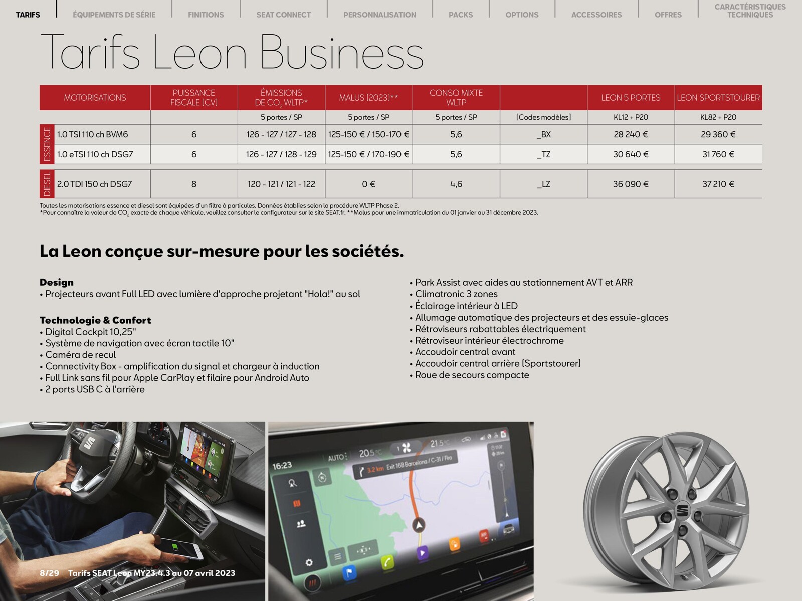 Catalogue SEAT Leon, page 00008